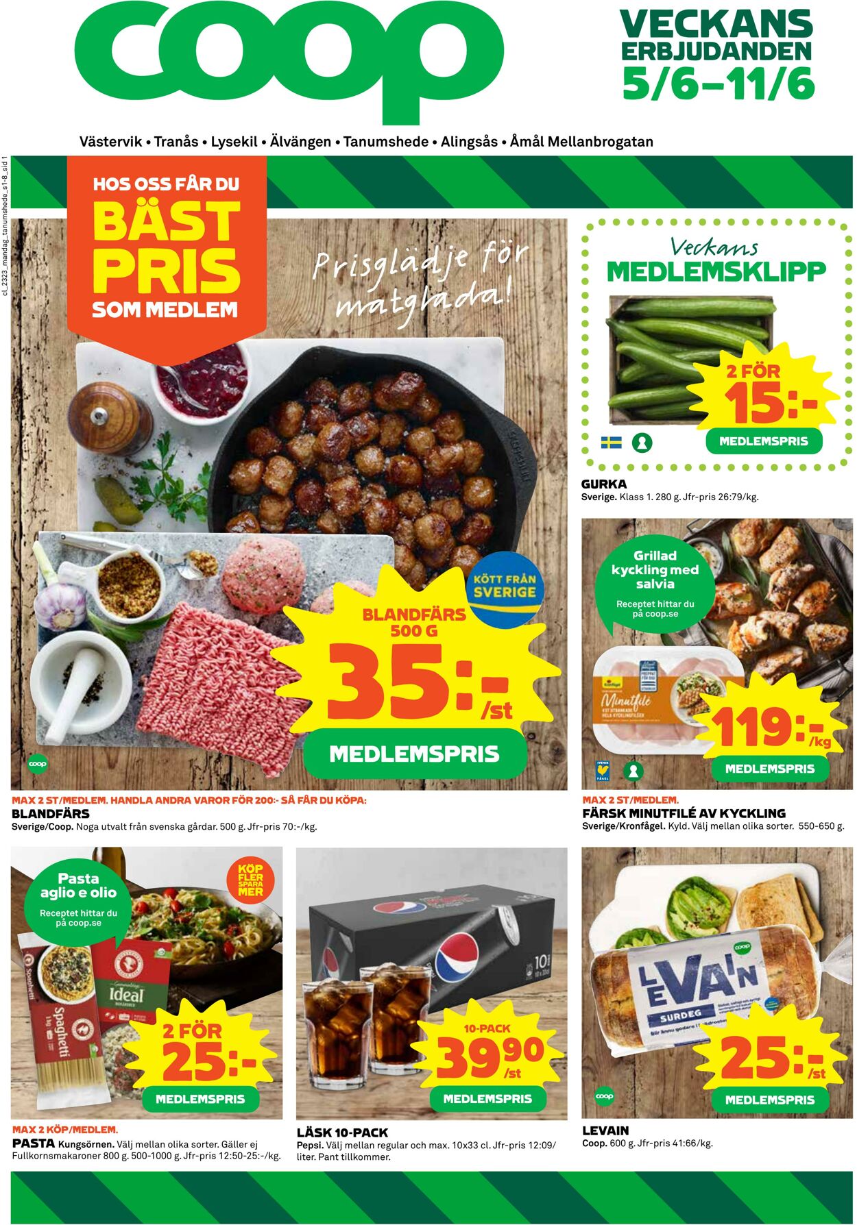 Erbjudanden Coop 05.06.2023 - 11.06.2023