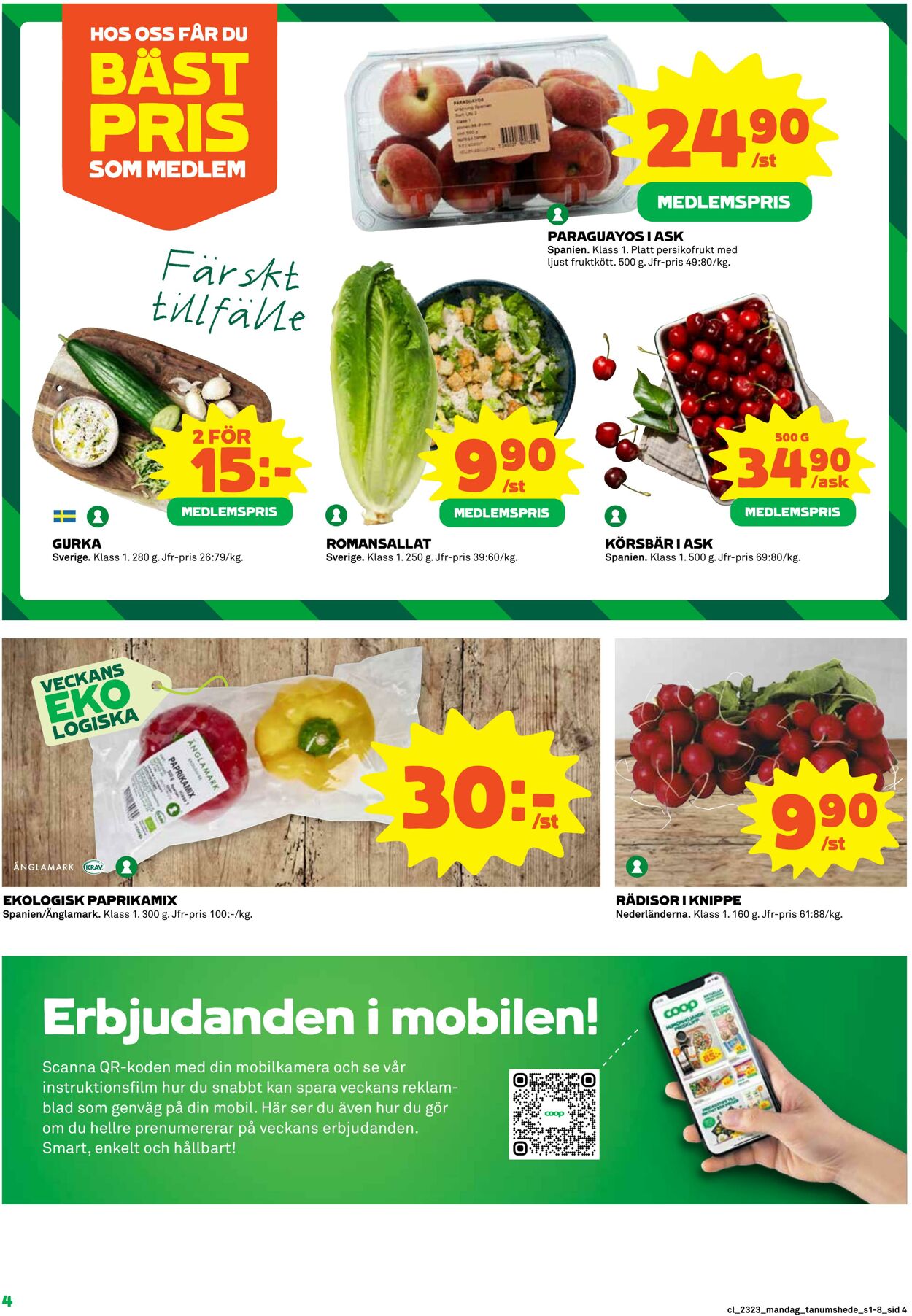 Erbjudanden Coop 05.06.2023 - 11.06.2023