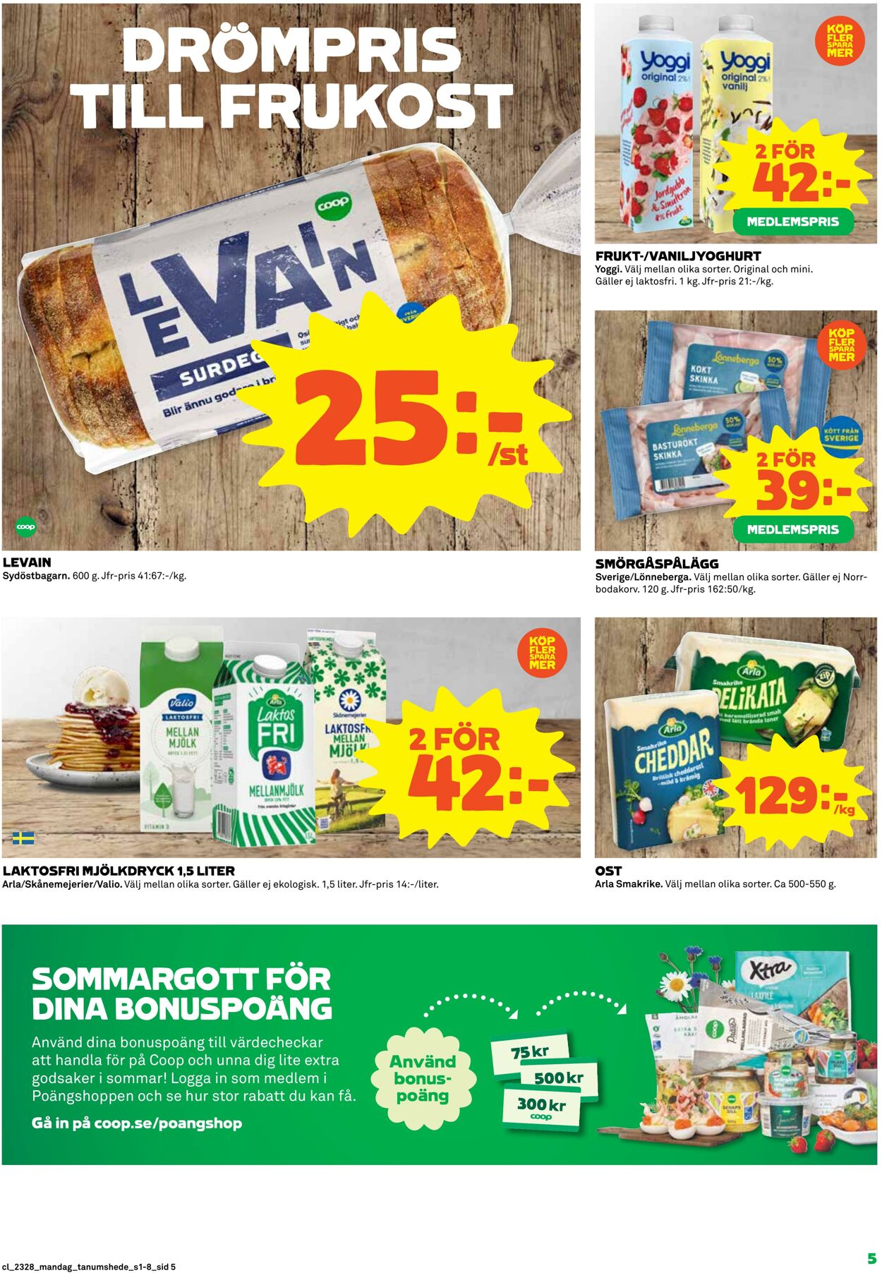 Erbjudanden Coop 10.07.2023 - 16.07.2023