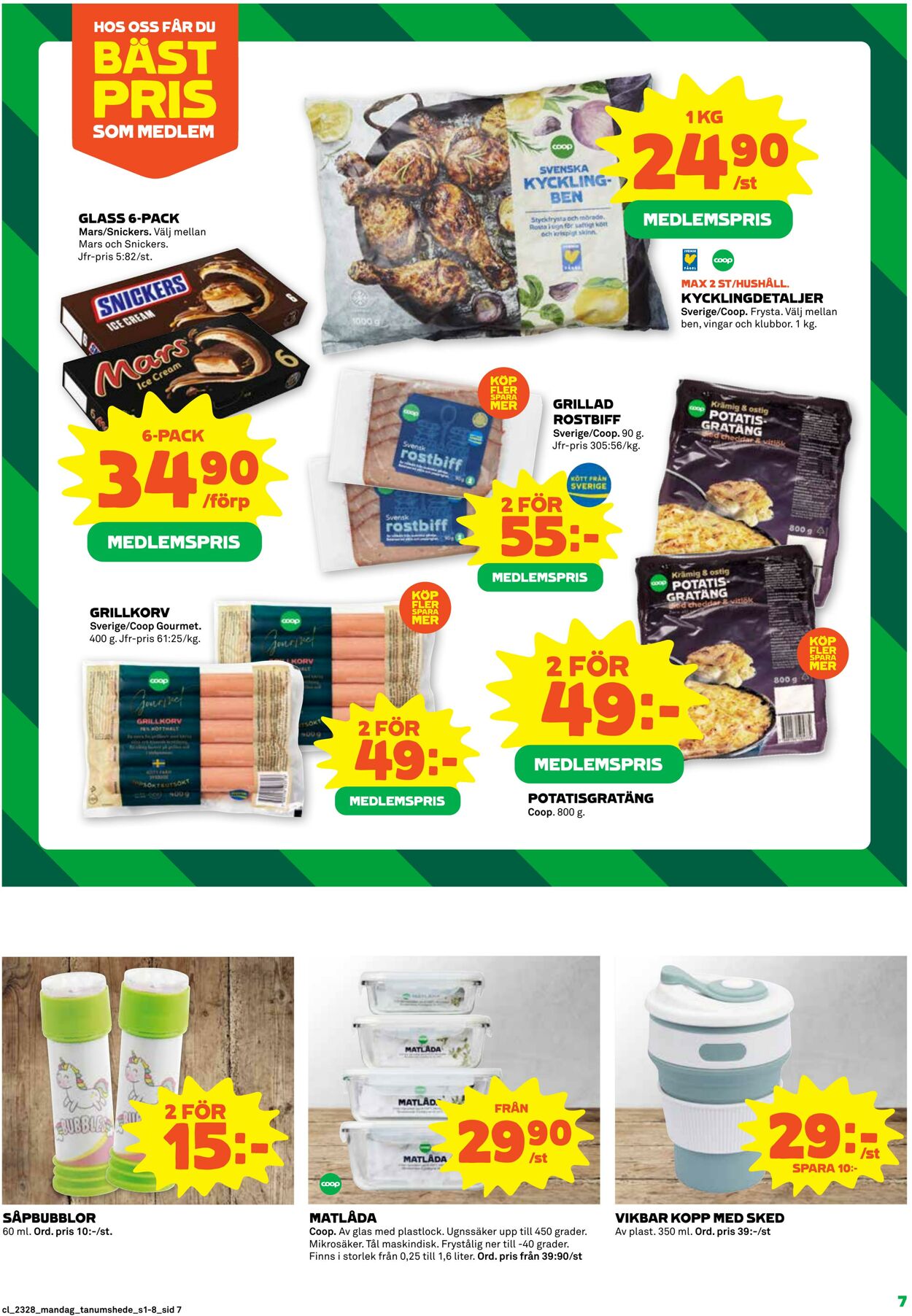 Erbjudanden Coop 10.07.2023 - 16.07.2023