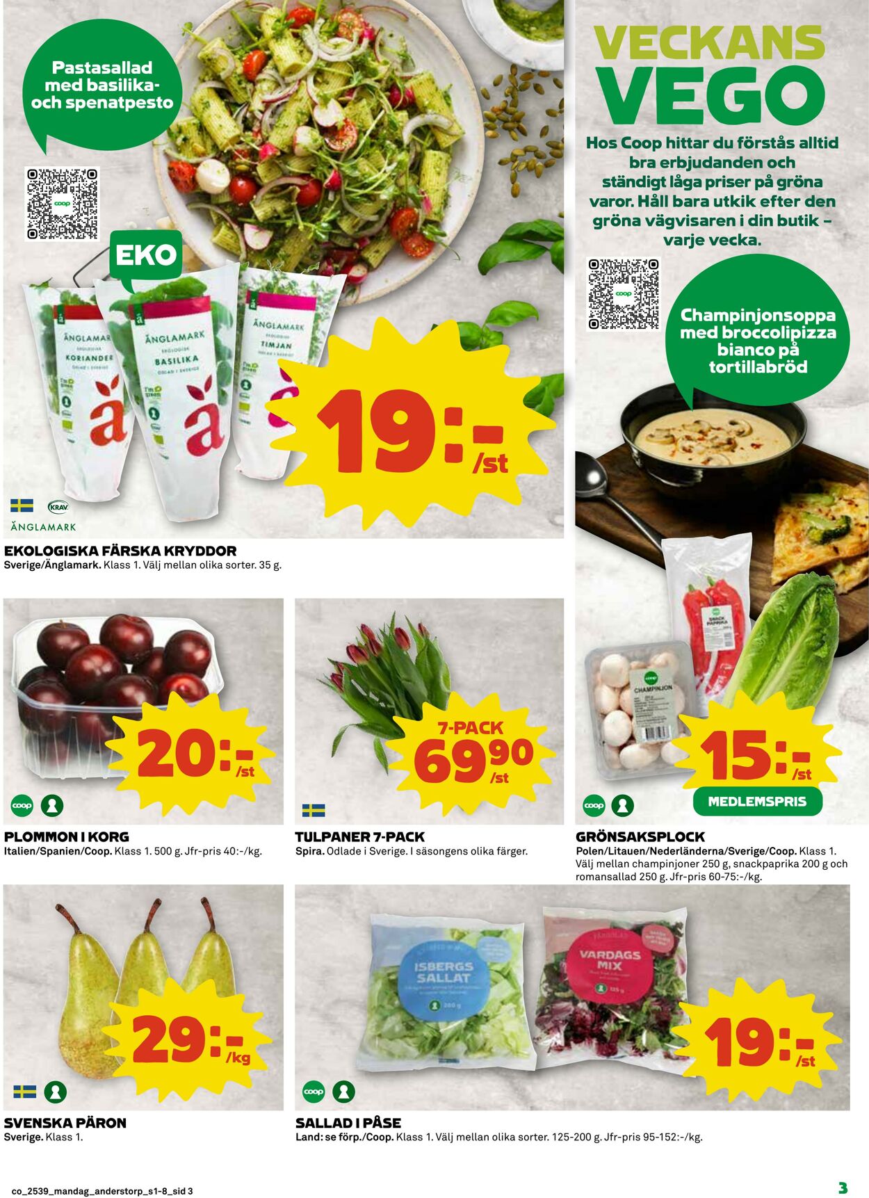 Erbjudanden Coop 22.09.2025 - 28.09.2025