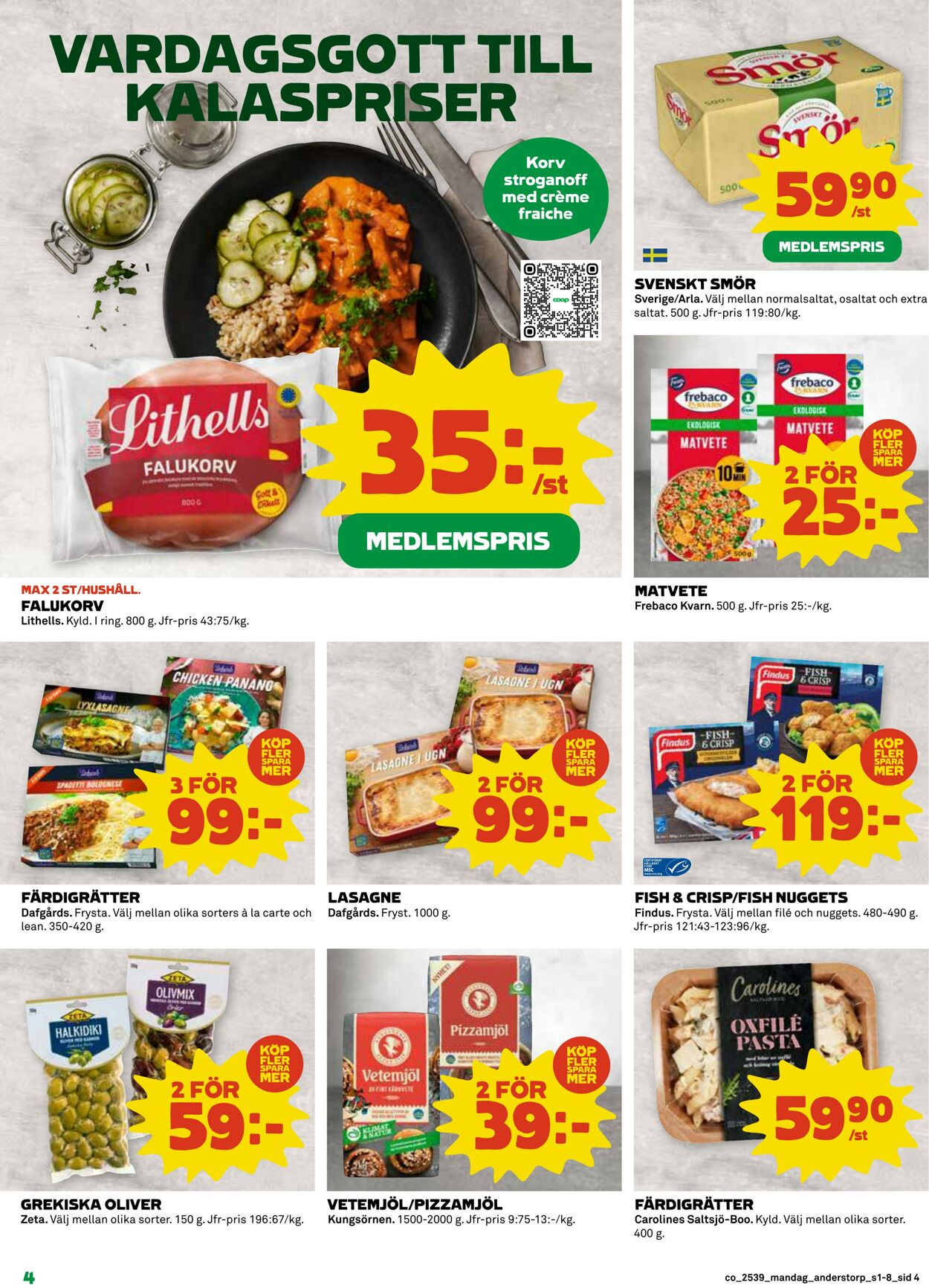Erbjudanden Coop 22.09.2025 - 28.09.2025