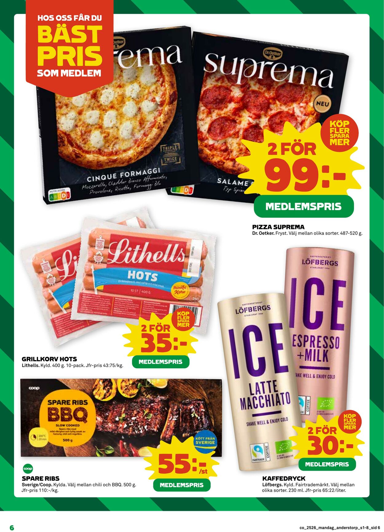 Erbjudanden Coop 23.06.2025 - 29.06.2025