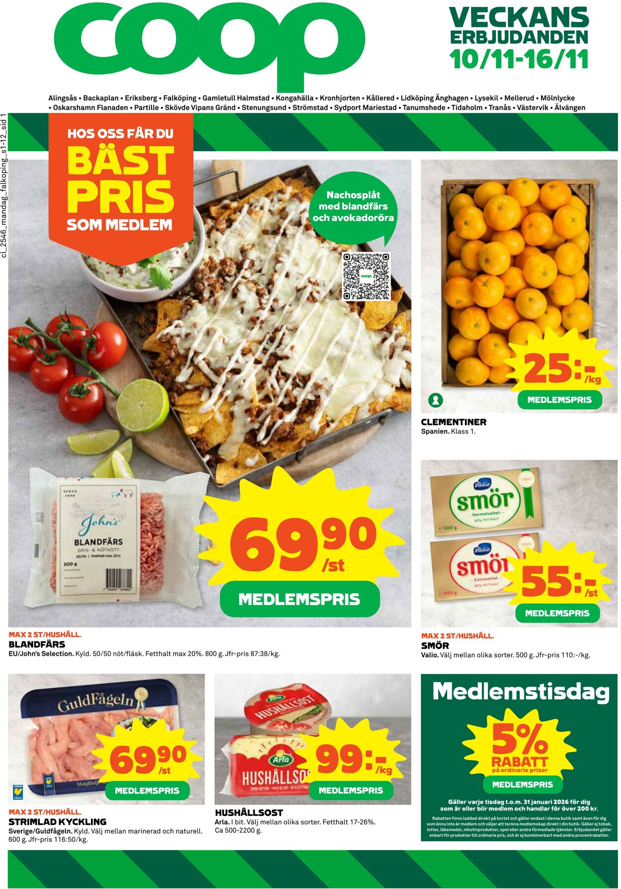 Erbjudanden Coop 10.11.2025 - 16.11.2025