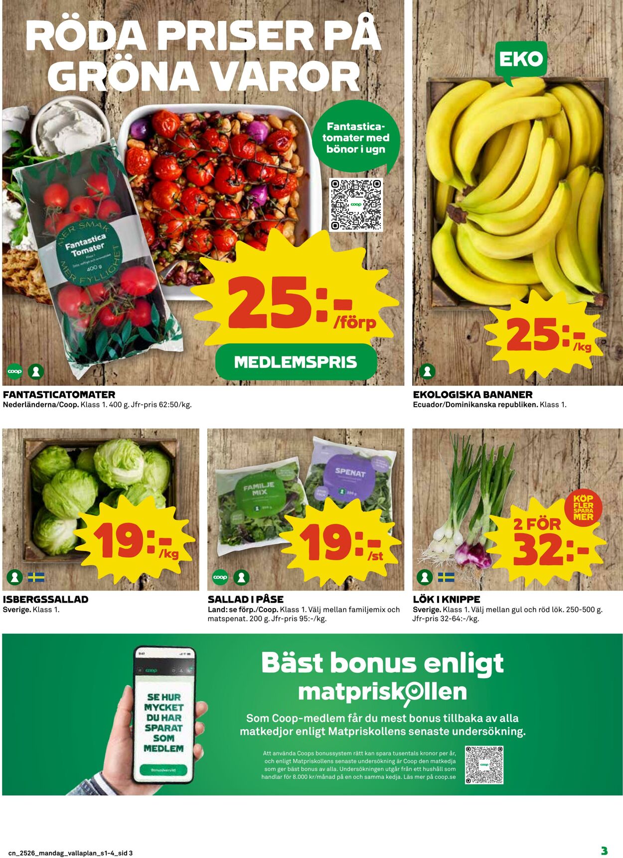 Erbjudanden Coop 23.06.2025 - 29.06.2025