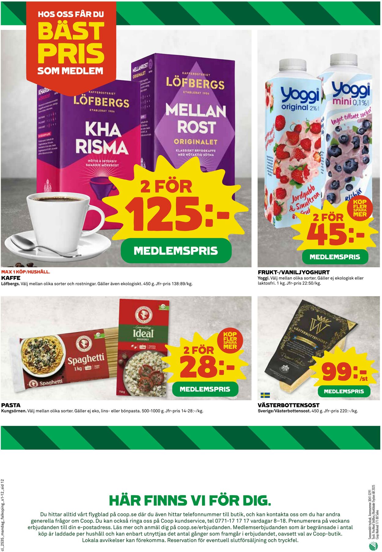 Erbjudanden Coop 25.08.2025 - 31.08.2025