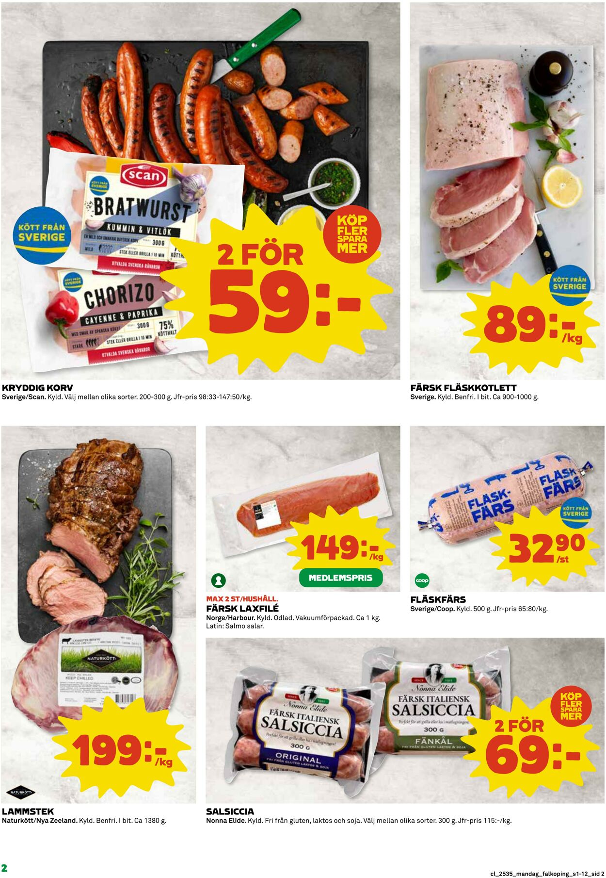 Erbjudanden Coop 25.08.2025 - 31.08.2025