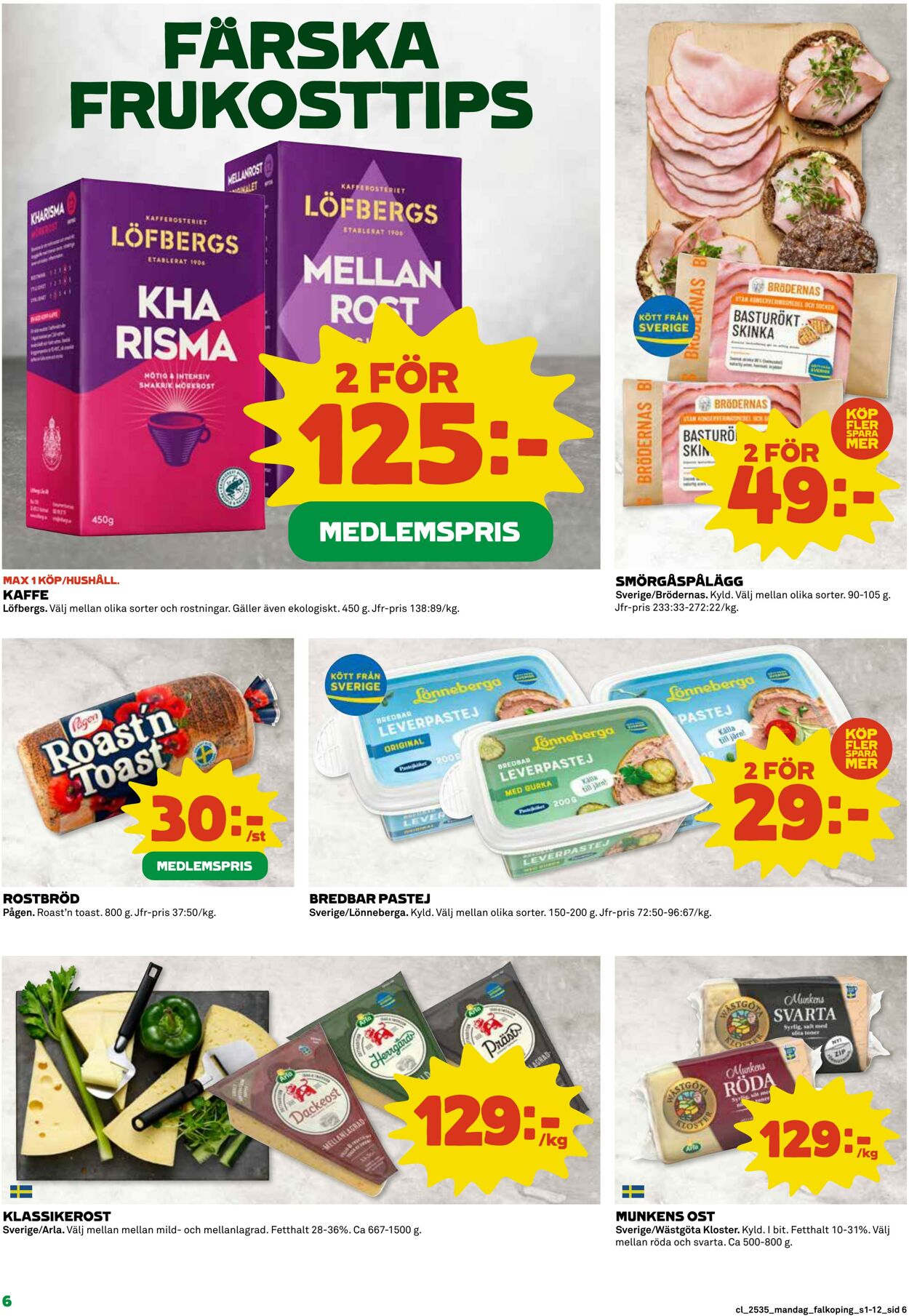 Erbjudanden Coop 25.08.2025 - 31.08.2025