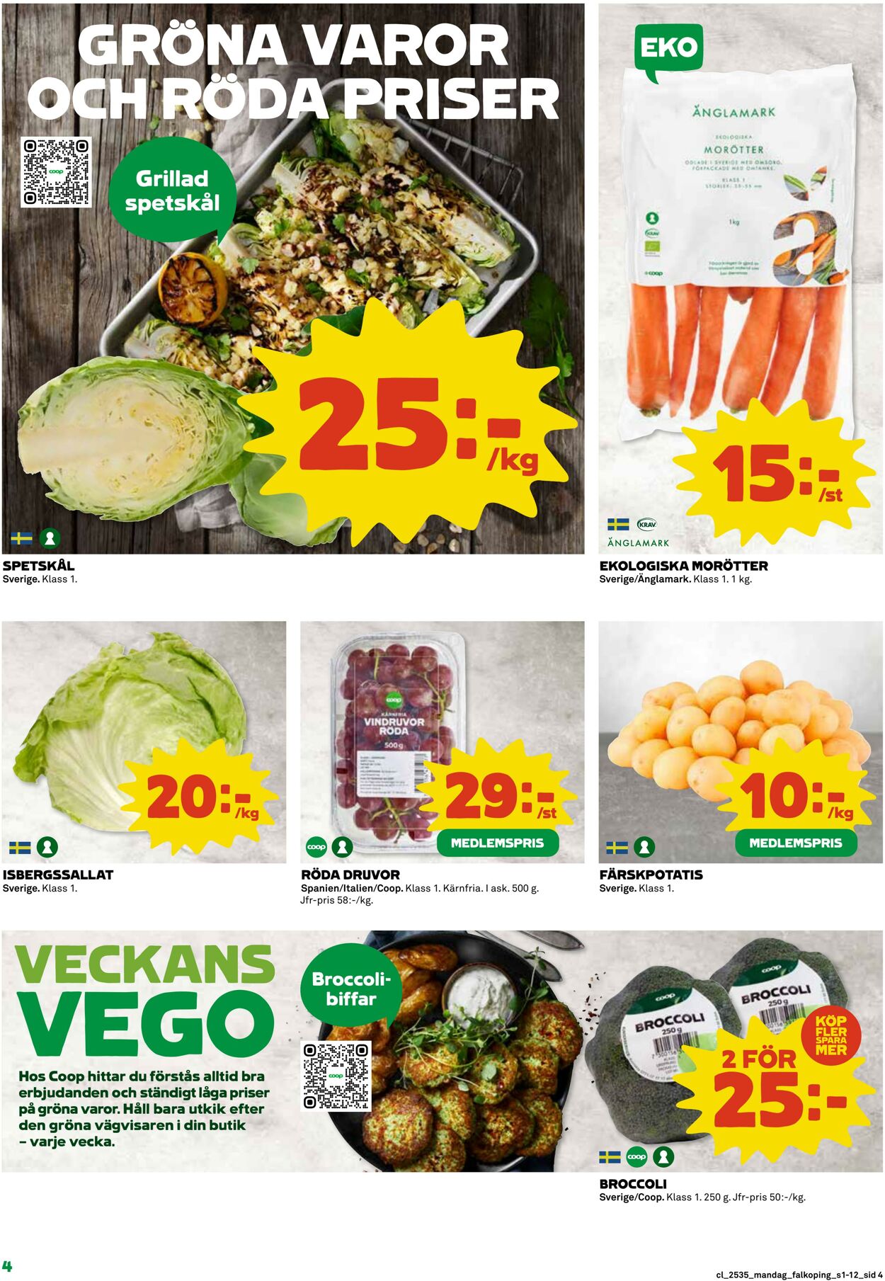Erbjudanden Coop 25.08.2025 - 31.08.2025
