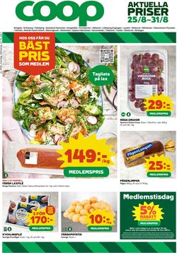 Erbjudanden Coop 25.08.2025 - 31.08.2025
