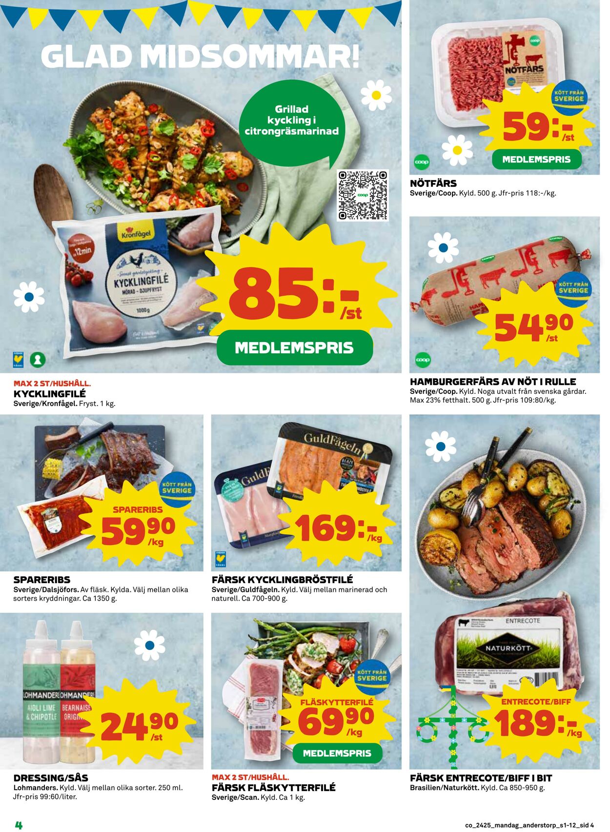 Erbjudanden Coop 17.06.2024 - 23.06.2024