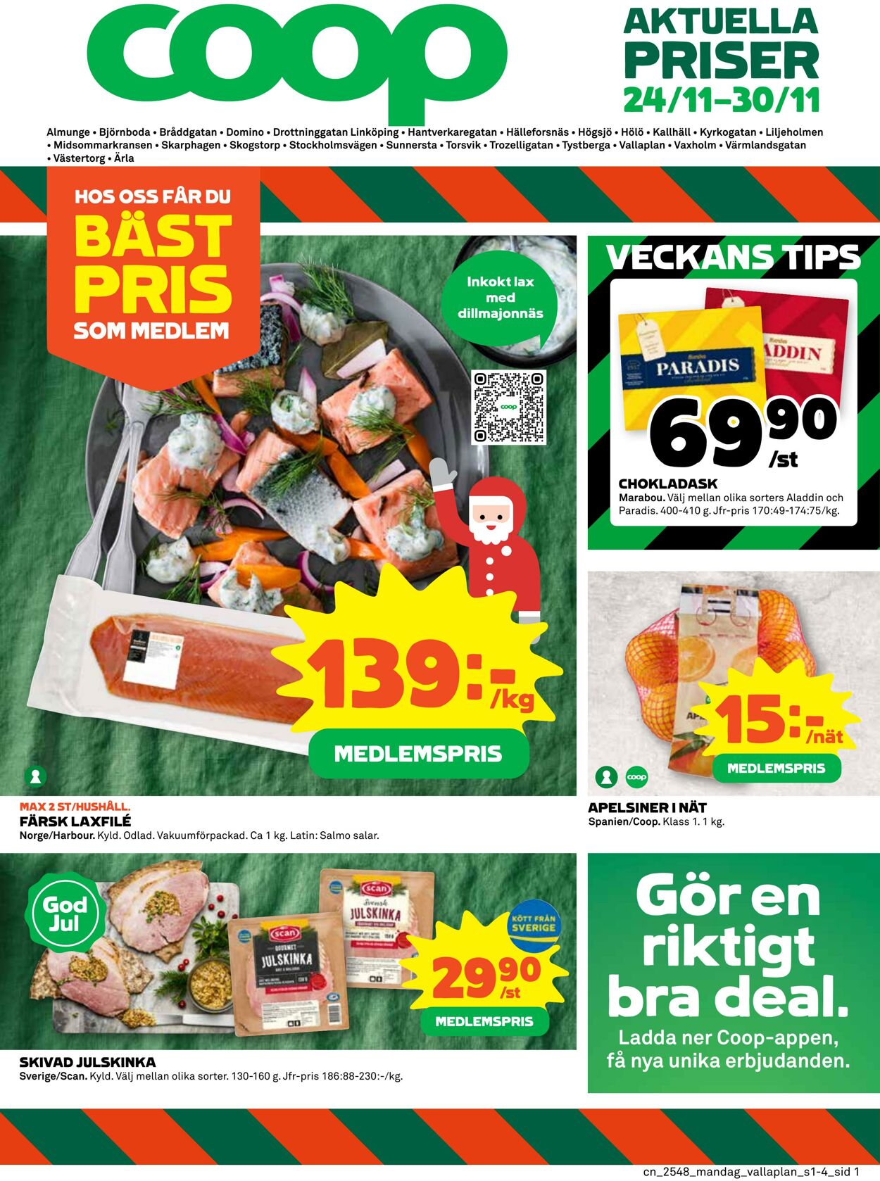 Erbjudanden Coop 24.11.2025 - 30.11.2025