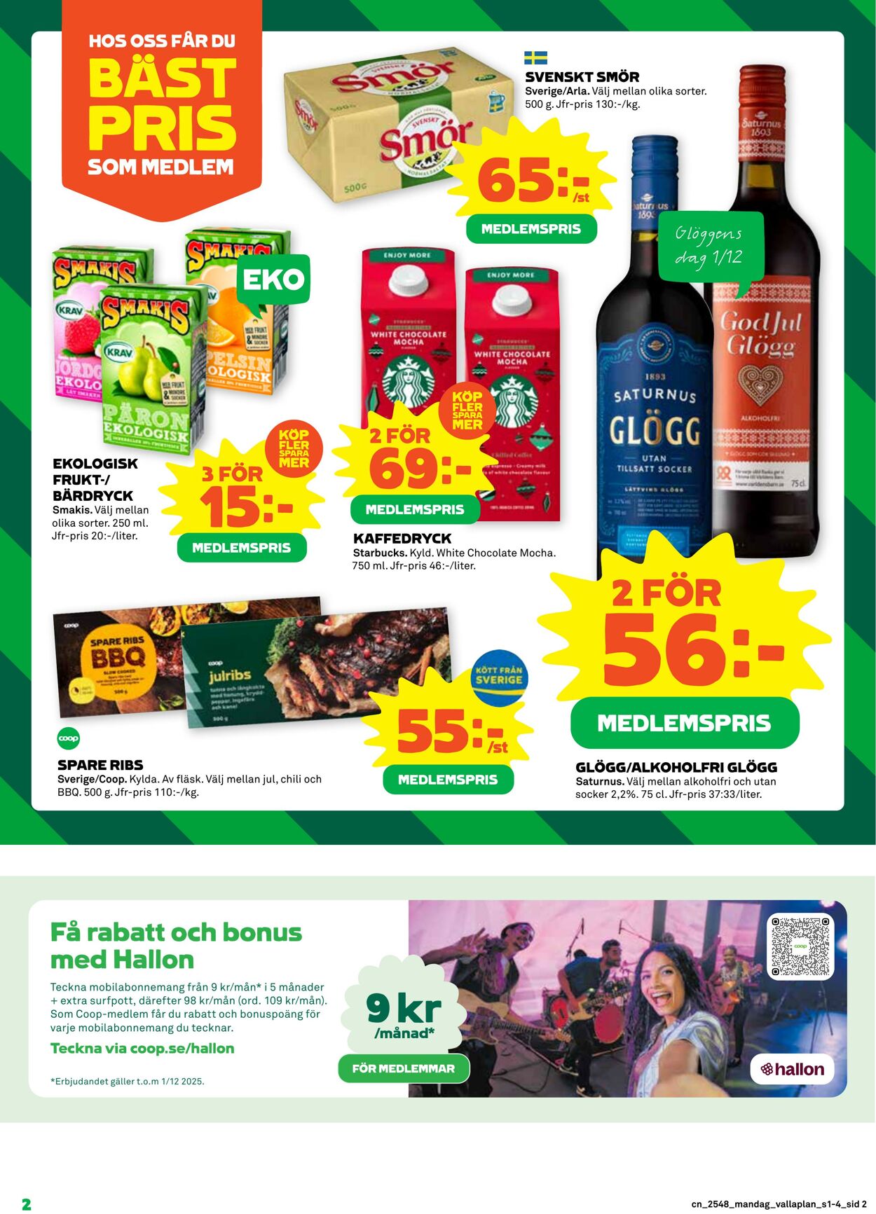 Erbjudanden Coop 24.11.2025 - 30.11.2025