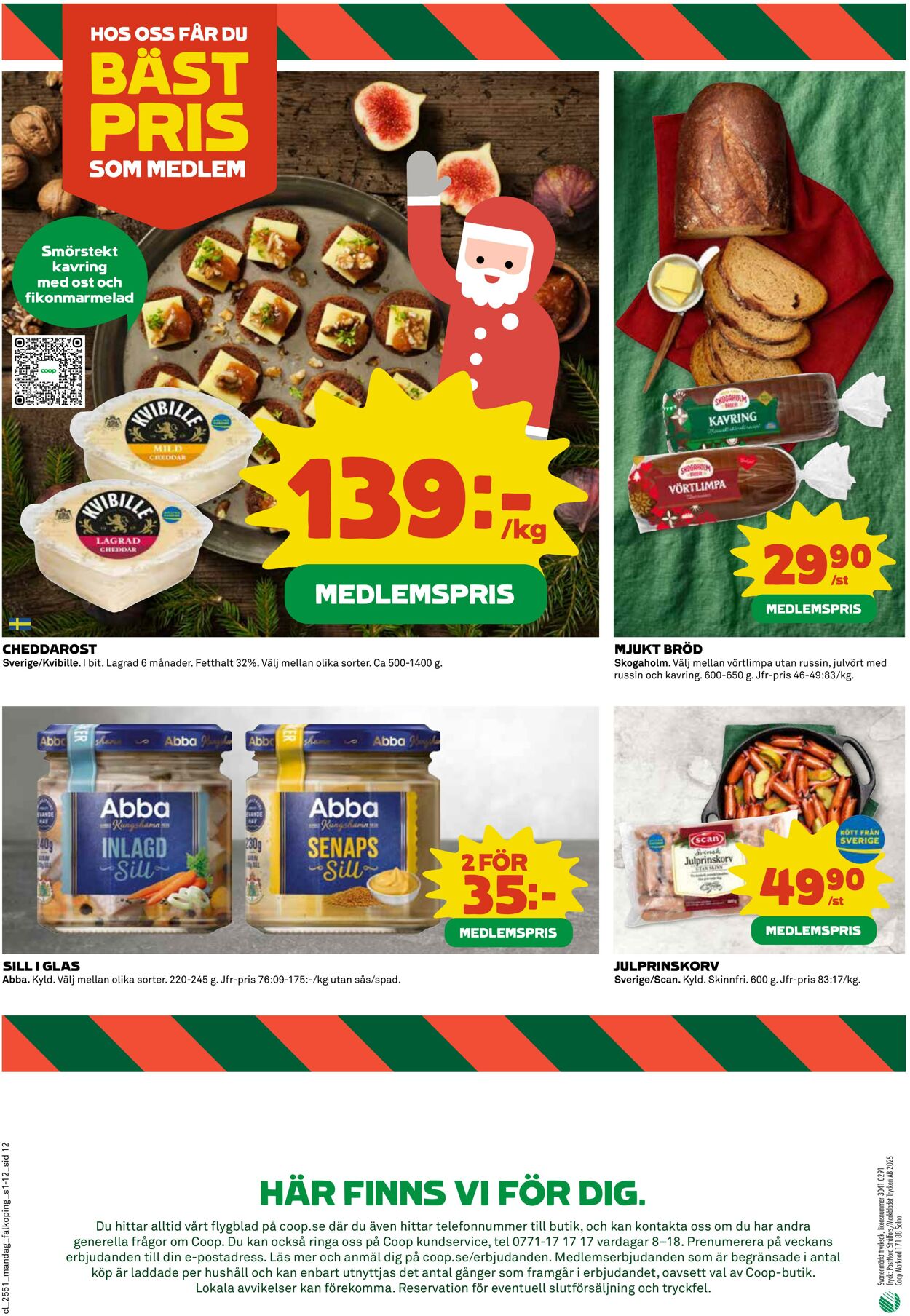 Erbjudanden Coop 22.12.2025 - 28.12.2025