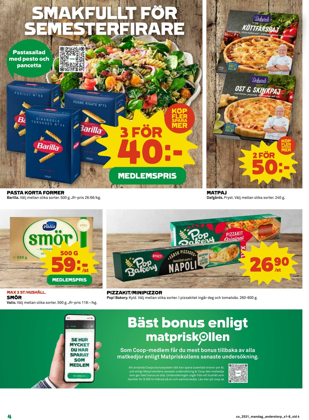Erbjudanden Coop 28.07.2025 - 03.08.2025