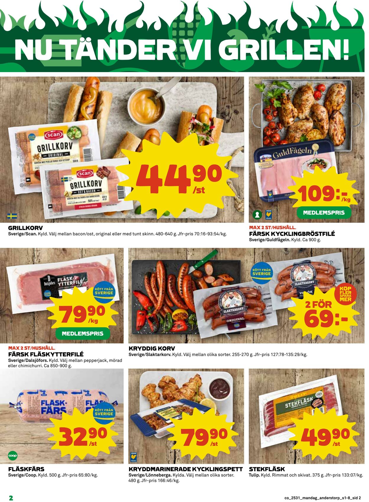 Erbjudanden Coop 28.07.2025 - 03.08.2025