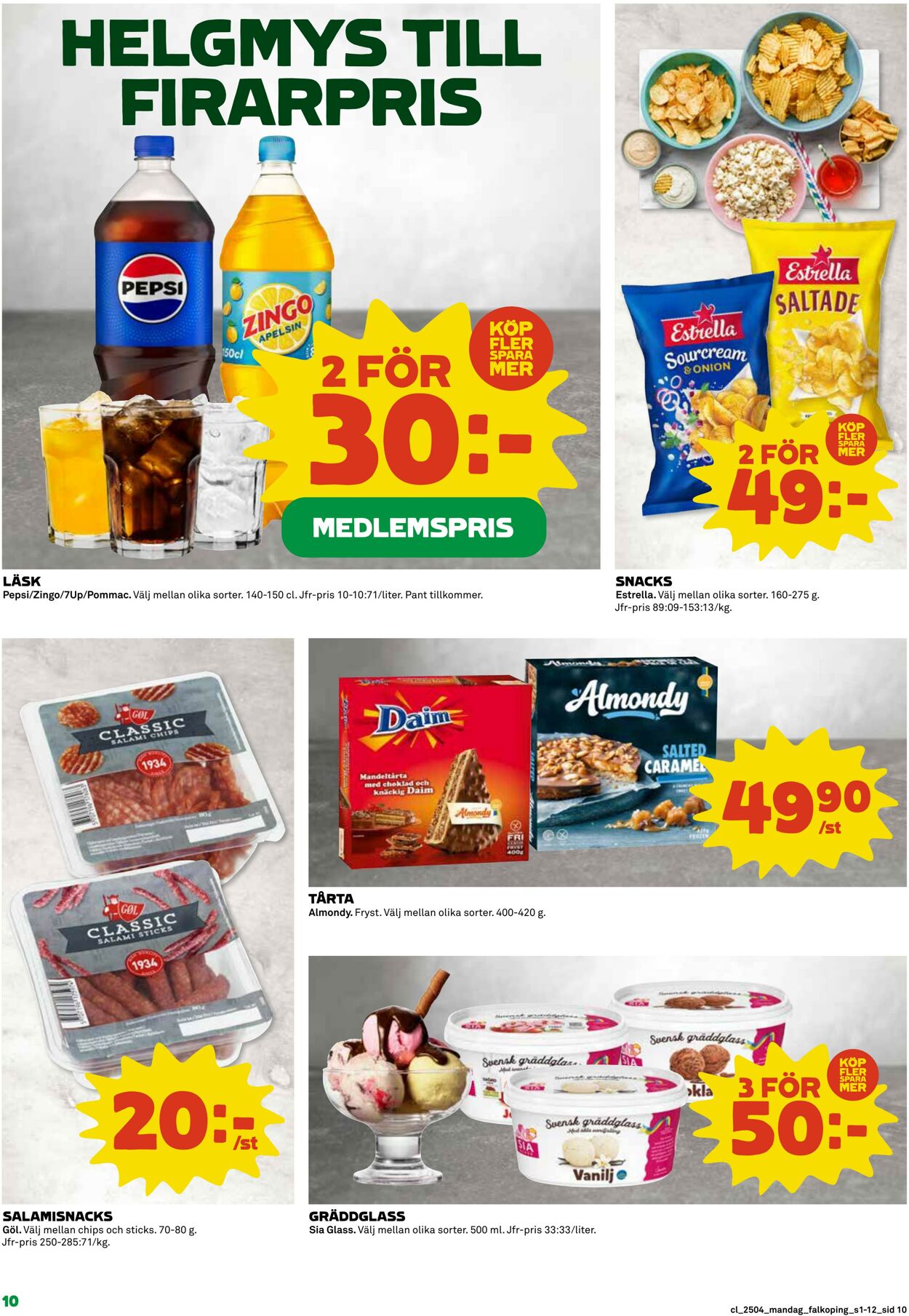 Erbjudanden Coop 20.01.2025 - 26.01.2025