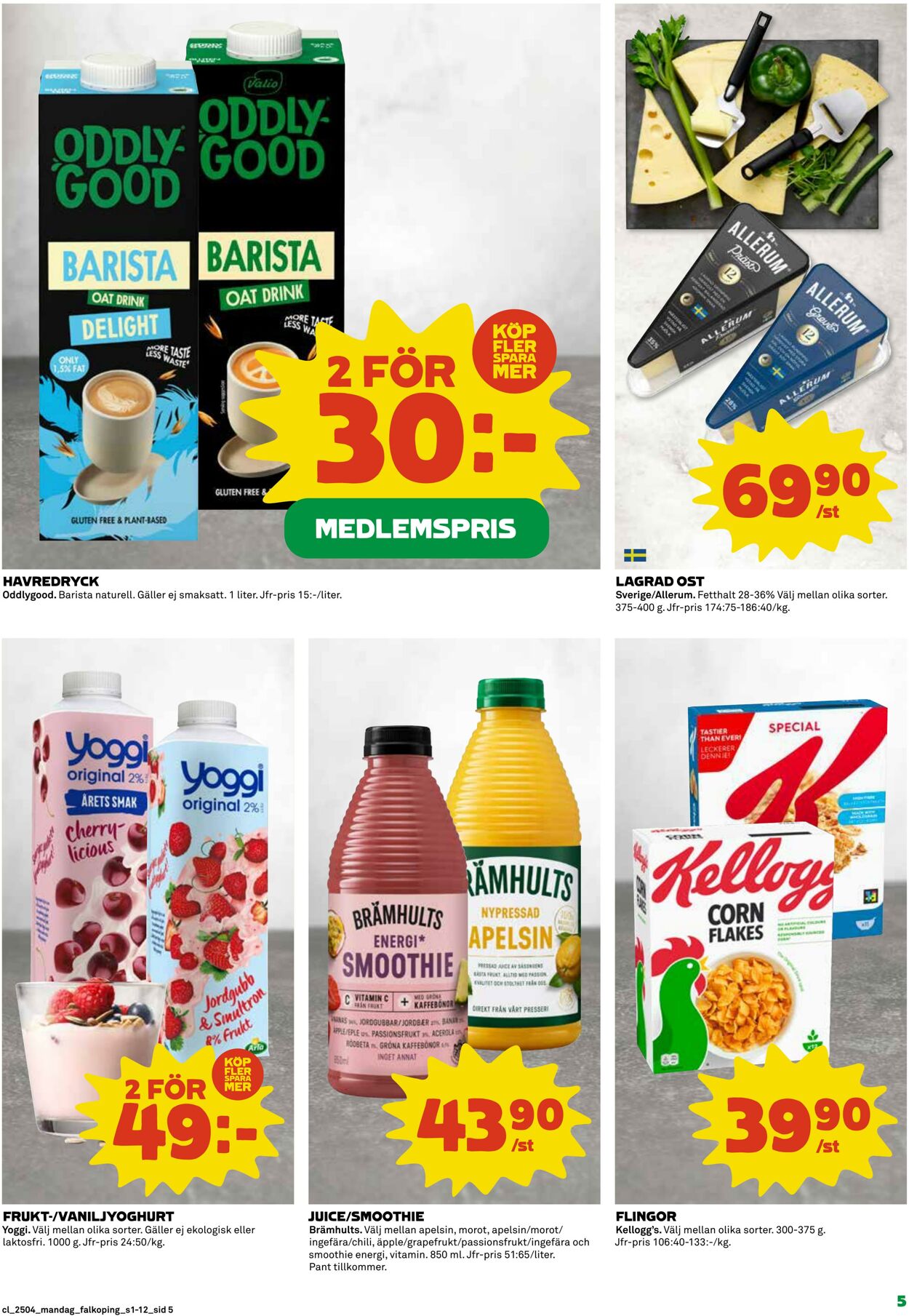 Erbjudanden Coop 20.01.2025 - 26.01.2025