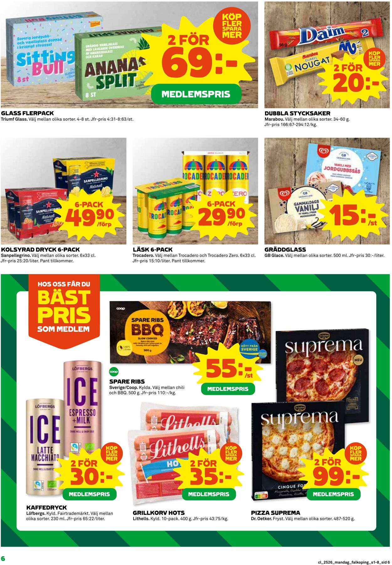 Erbjudanden Coop 23.06.2025 - 29.06.2025