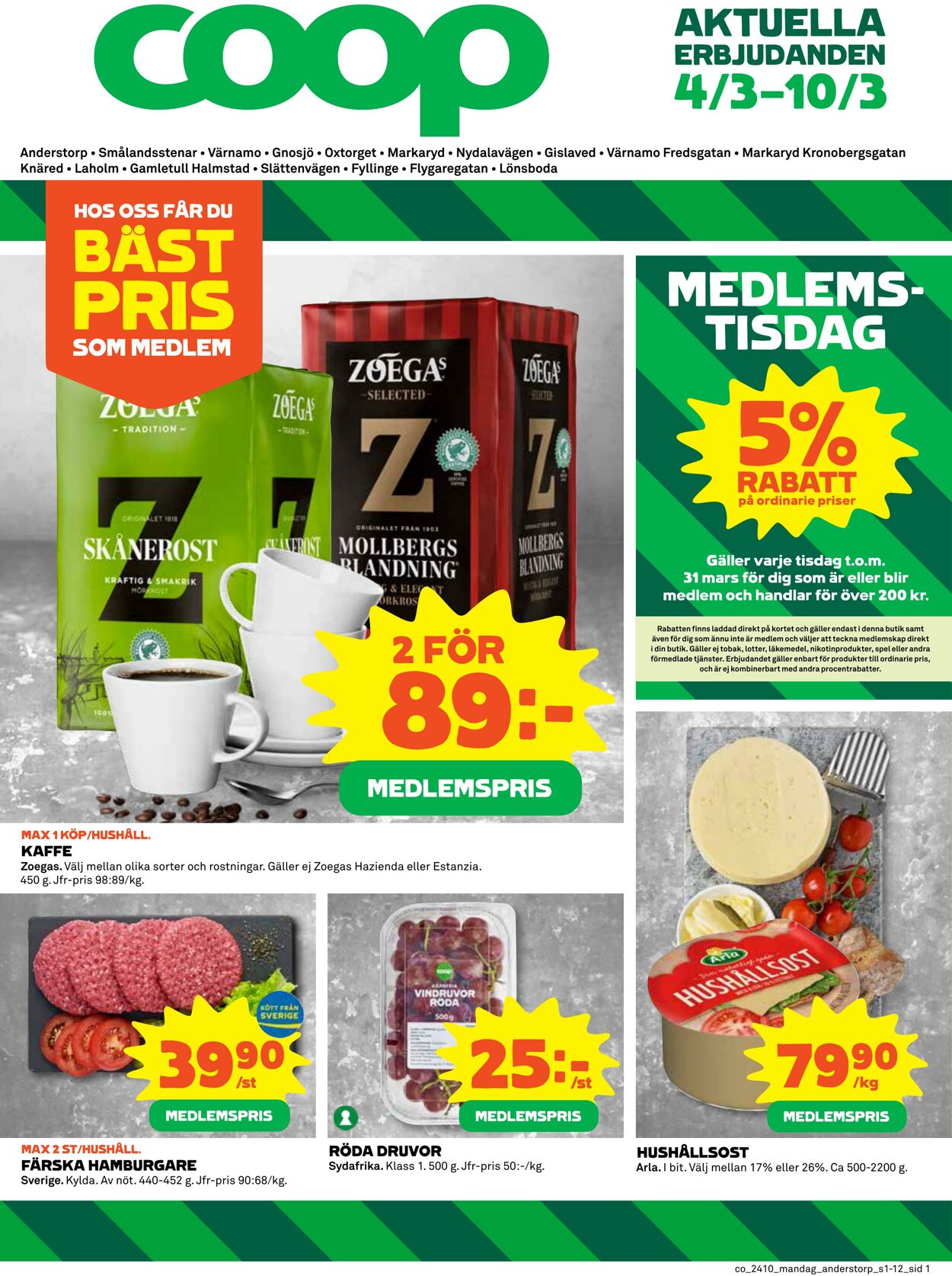 Erbjudanden Coop 04.03.2024 - 10.03.2024