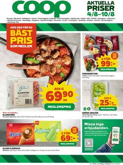 Erbjudanden Coop 04.08.2025 - 10.08.2025