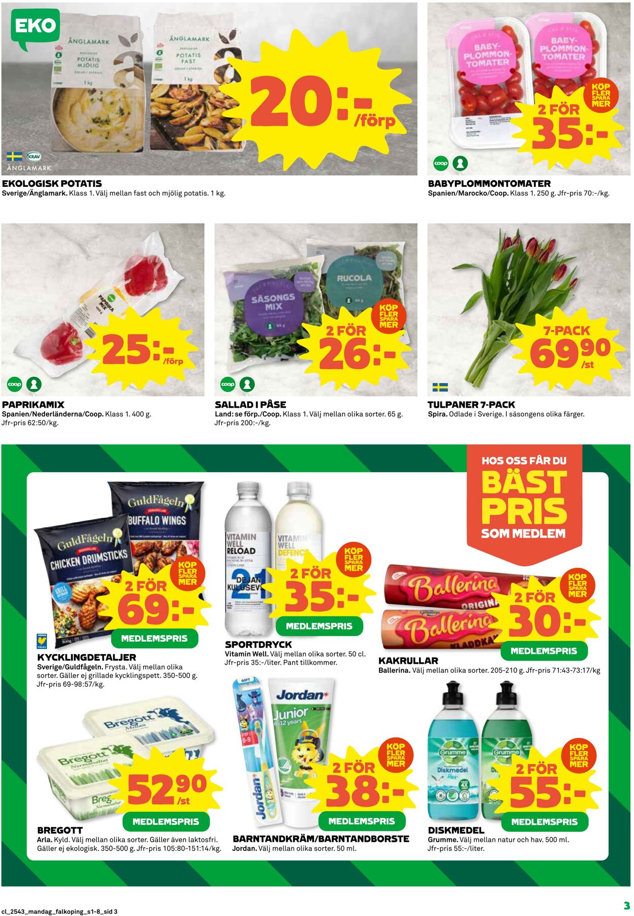 Erbjudanden Coop 20.10.2025 - 26.10.2025