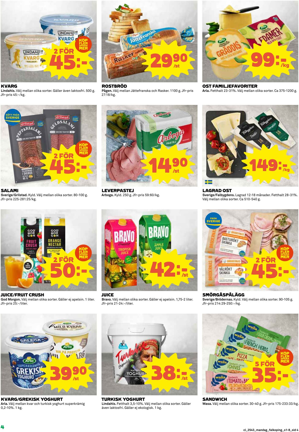 Erbjudanden Coop 20.10.2025 - 26.10.2025