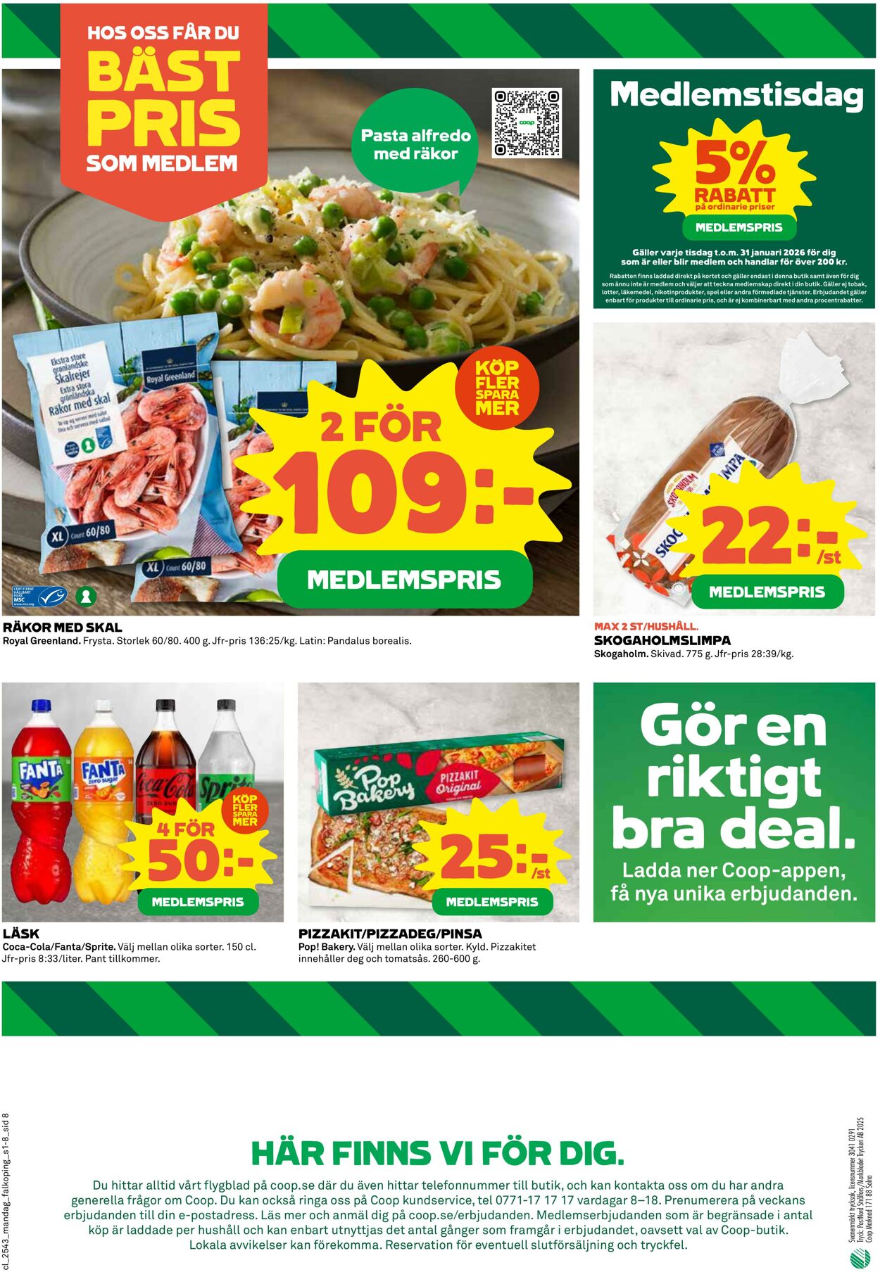 Erbjudanden Coop 20.10.2025 - 26.10.2025