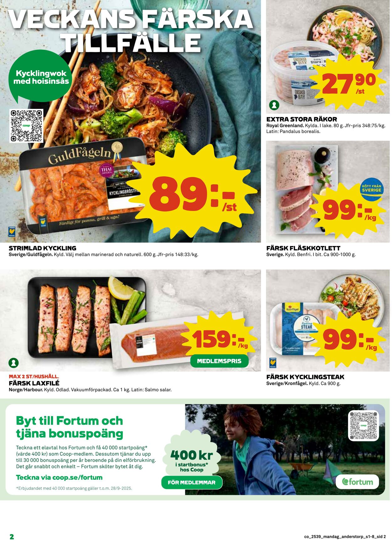 Erbjudanden Coop 22.09.2025 - 28.09.2025