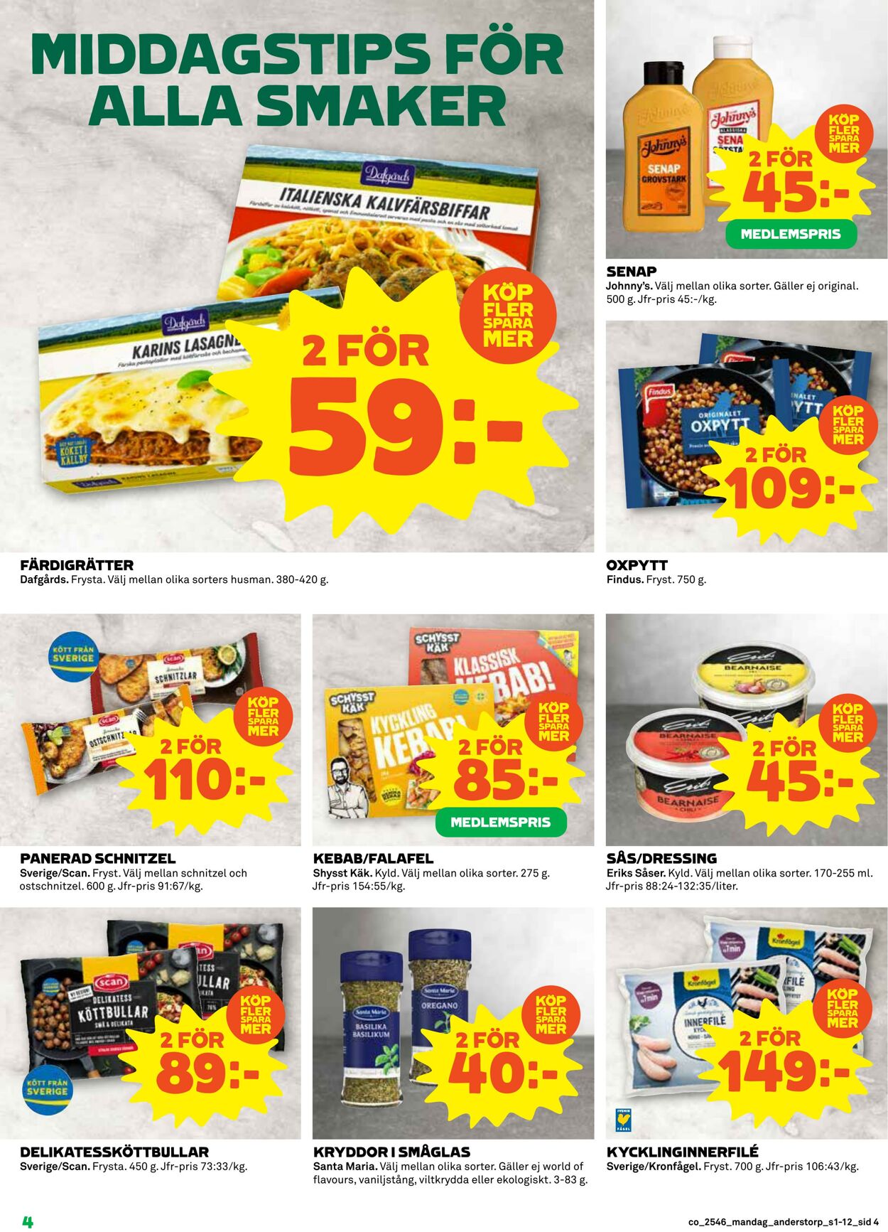 Erbjudanden Coop 10.11.2025 - 16.11.2025