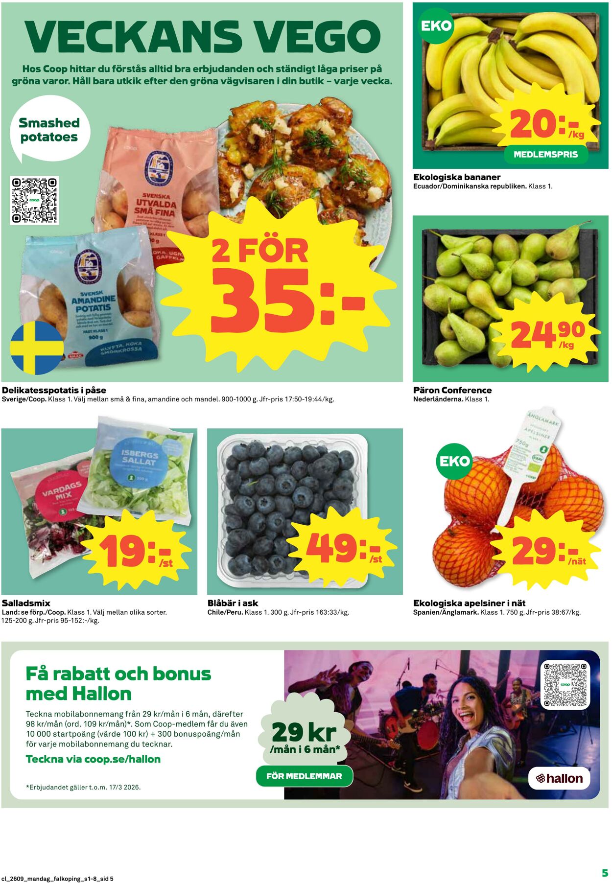Erbjudanden Coop 23.02.2026 - 01.03.2026