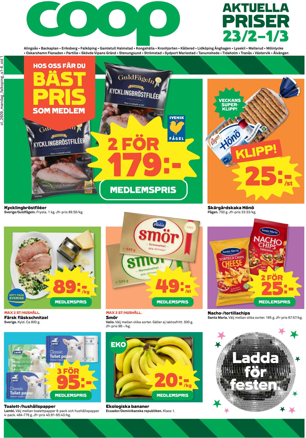 Erbjudanden Coop 23.02.2026 - 01.03.2026