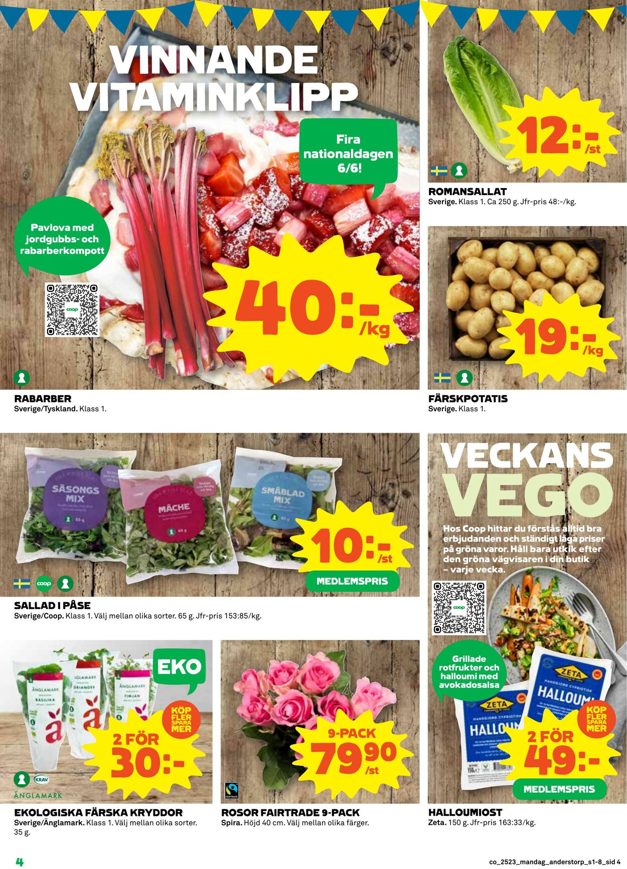Erbjudanden Coop 02.06.2025 - 08.06.2025