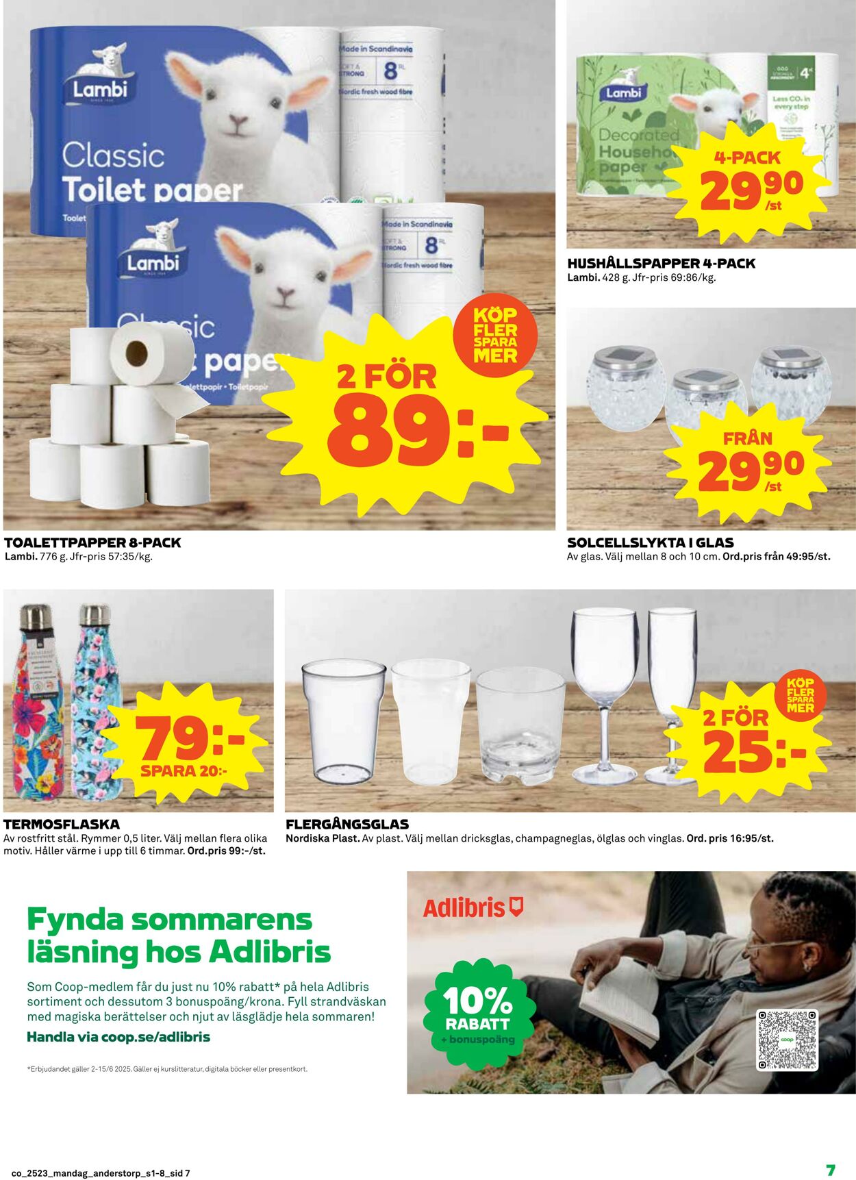 Erbjudanden Coop 02.06.2025 - 08.06.2025