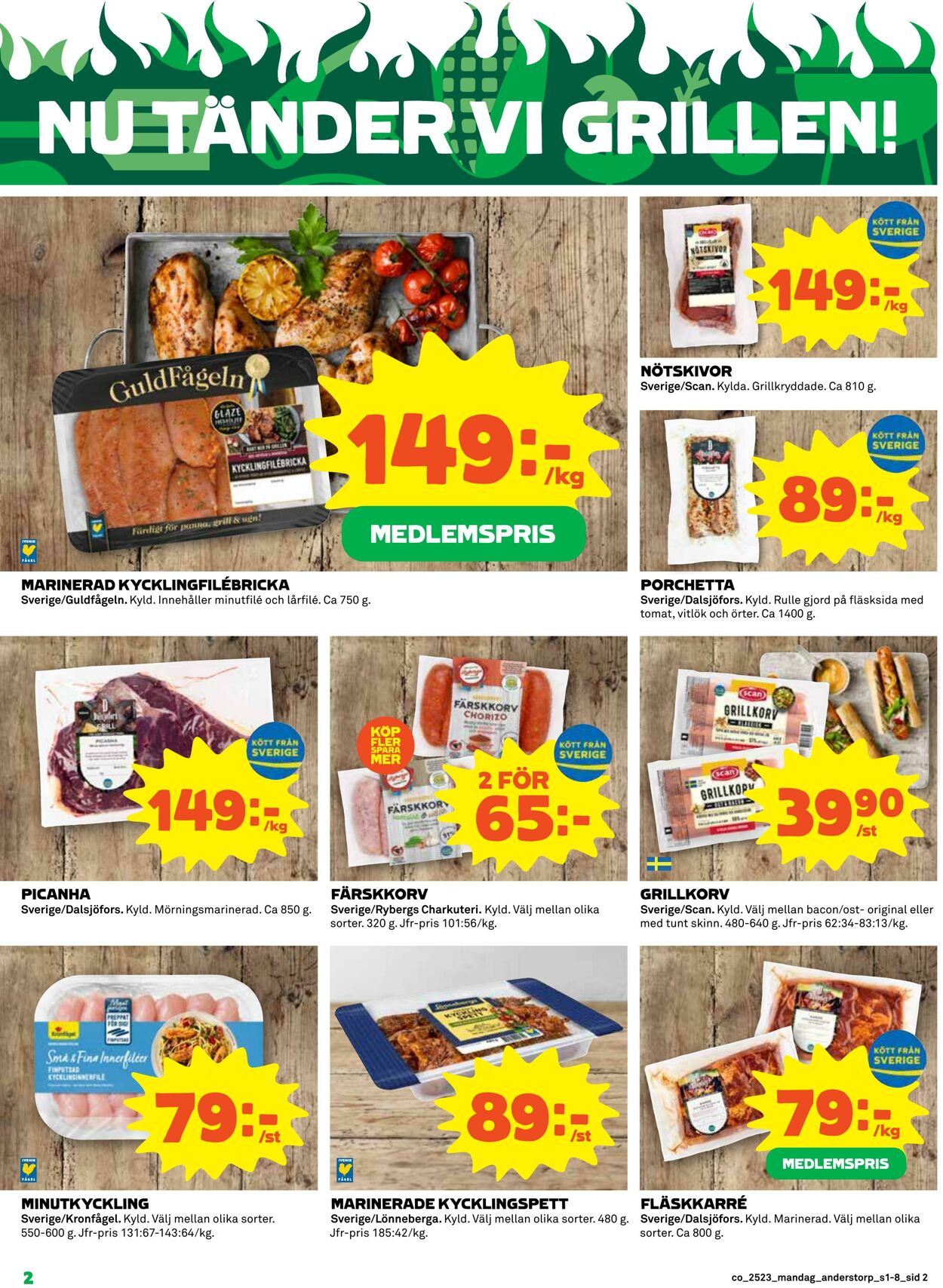 Erbjudanden Coop 02.06.2025 - 08.06.2025