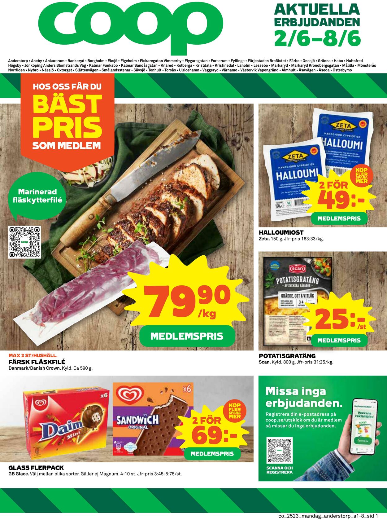 Erbjudanden Coop 02.06.2025 - 08.06.2025