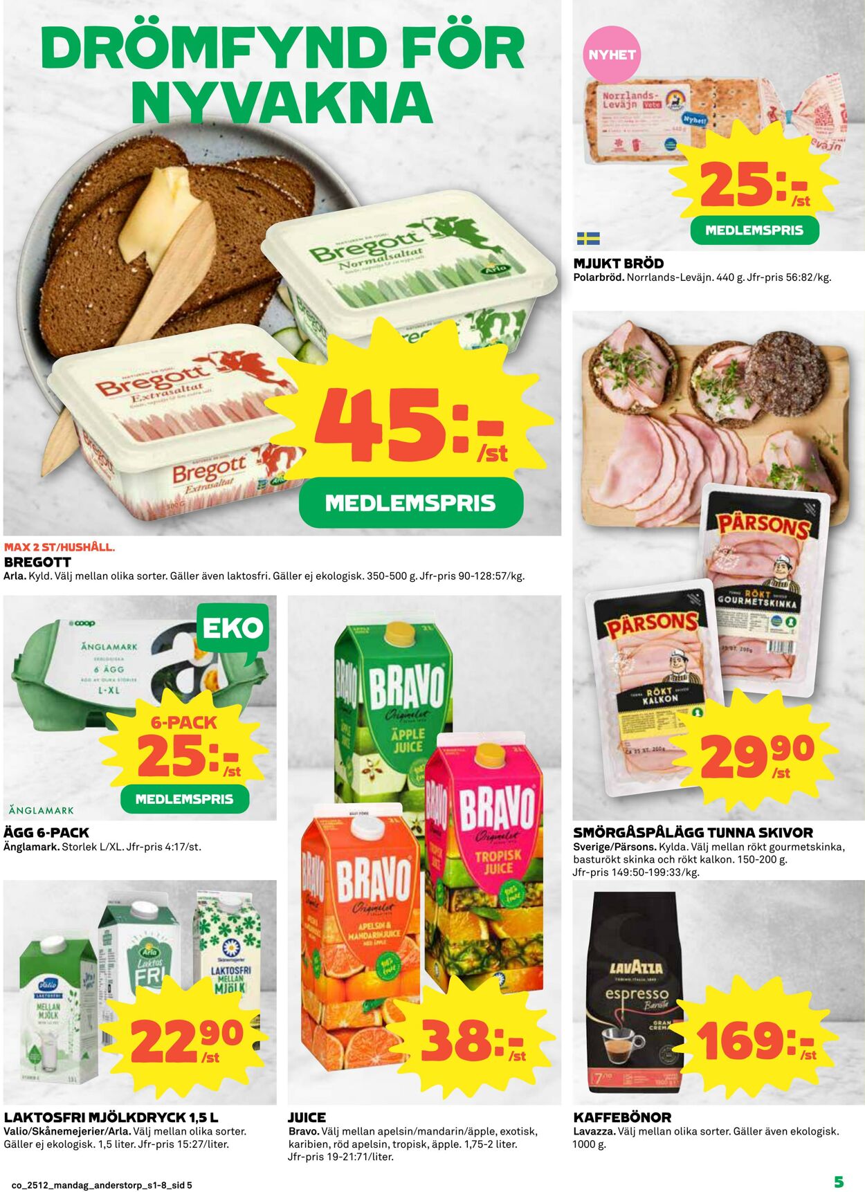 Erbjudanden Coop 17.03.2025 - 23.03.2025