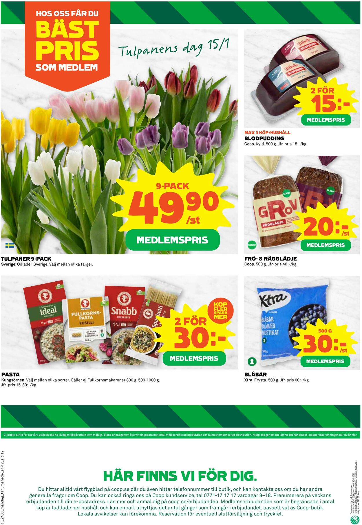 Erbjudanden Coop 15.01.2024 - 21.01.2024