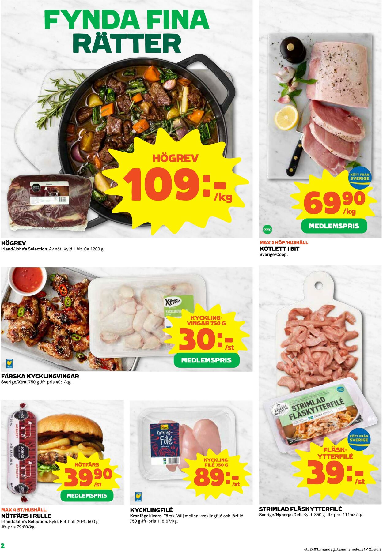 Erbjudanden Coop 15.01.2024 - 21.01.2024