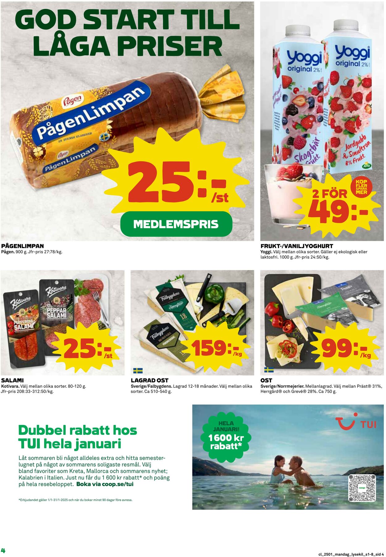 Erbjudanden Coop 06.01.2025 - 12.01.2025