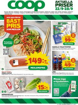 Erbjudanden Coop 22.09.2025 - 28.09.2025
