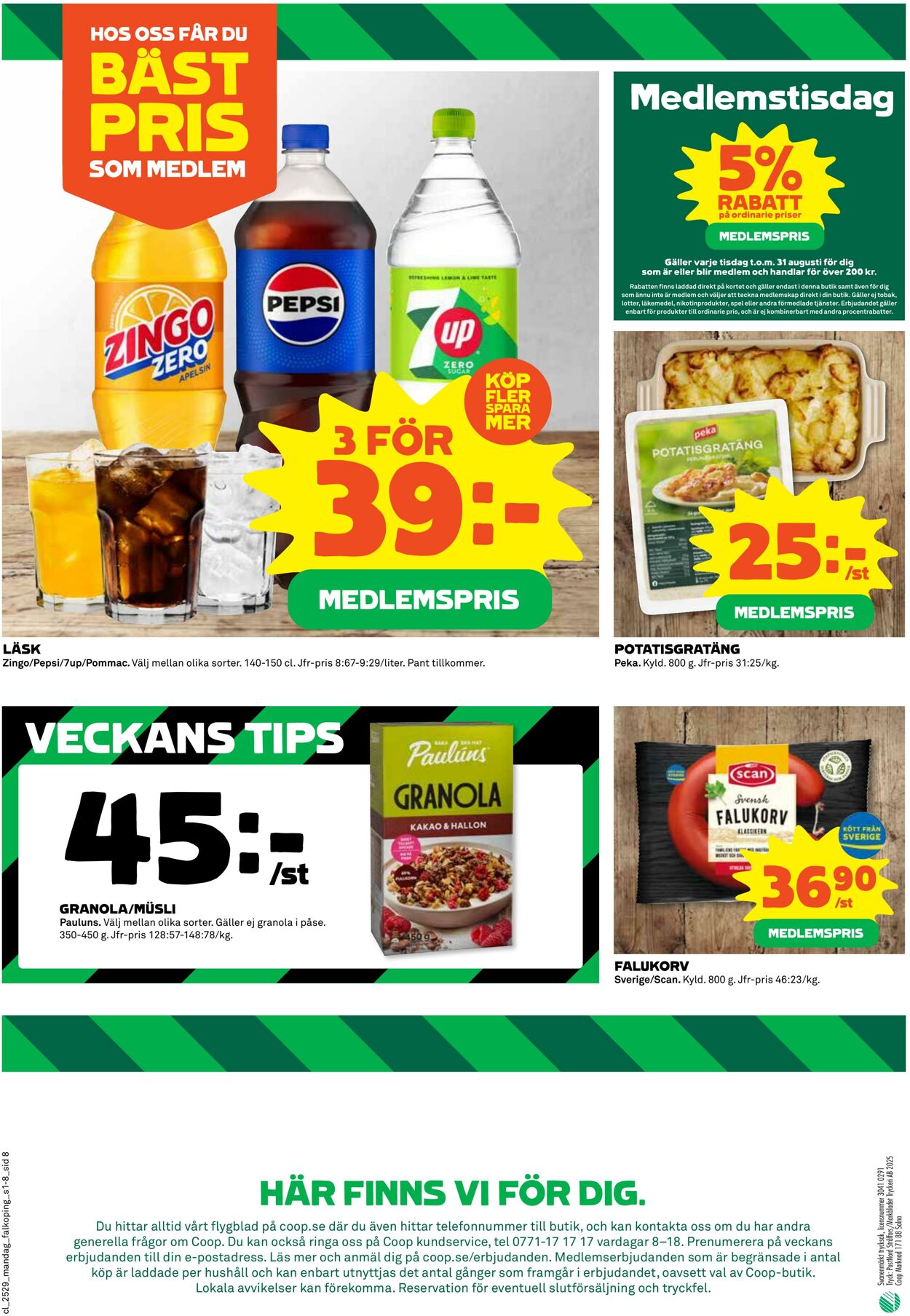 Erbjudanden Coop 14.07.2025 - 20.07.2025