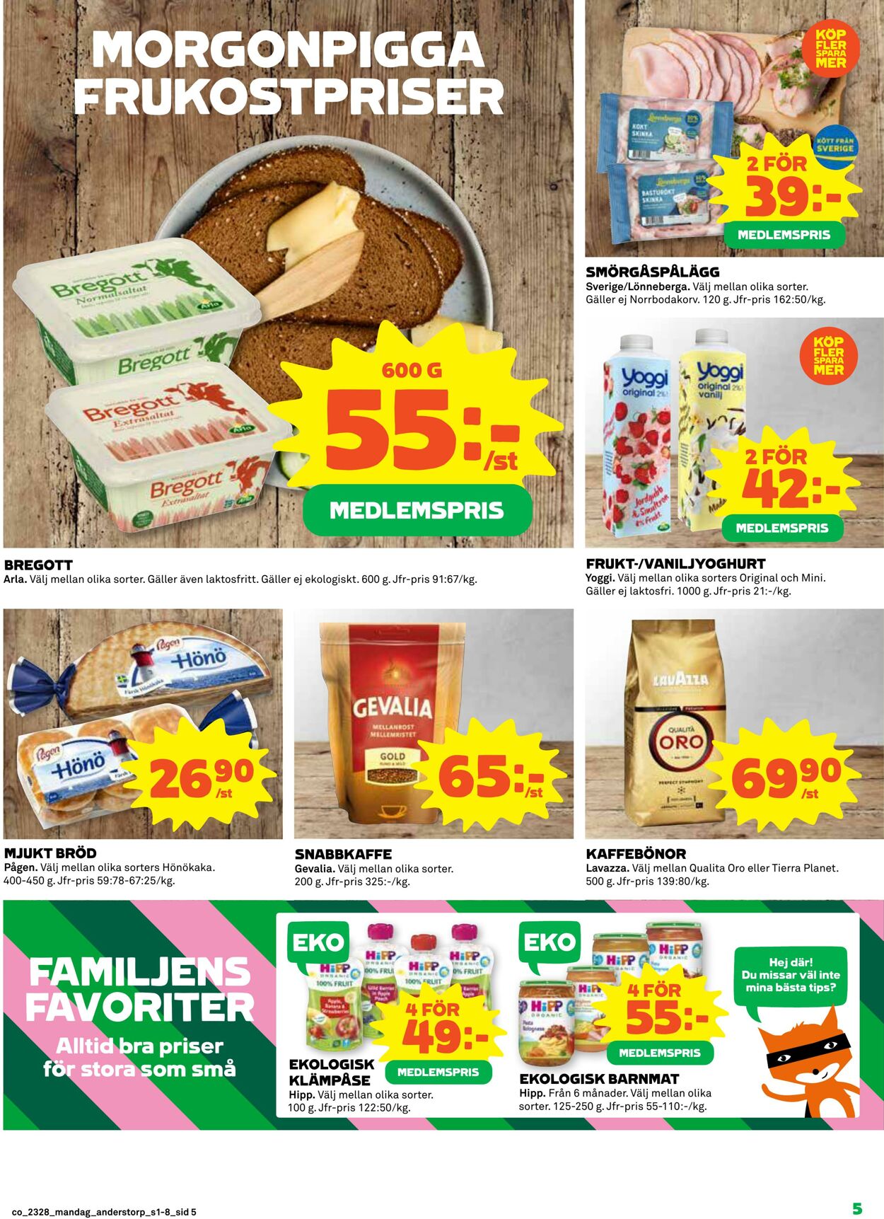 Erbjudanden Coop 10.07.2023 - 16.07.2023