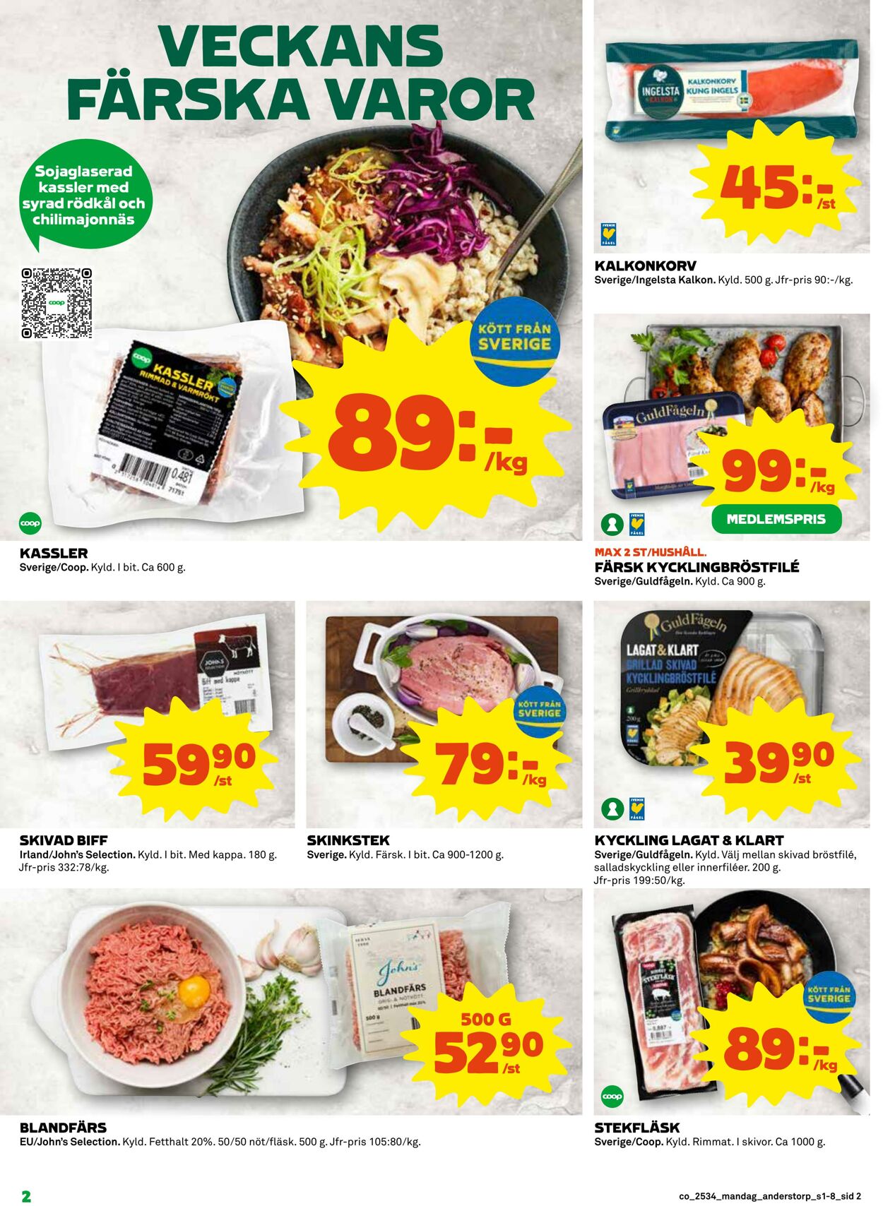 Erbjudanden Coop 18.08.2025 - 24.08.2025