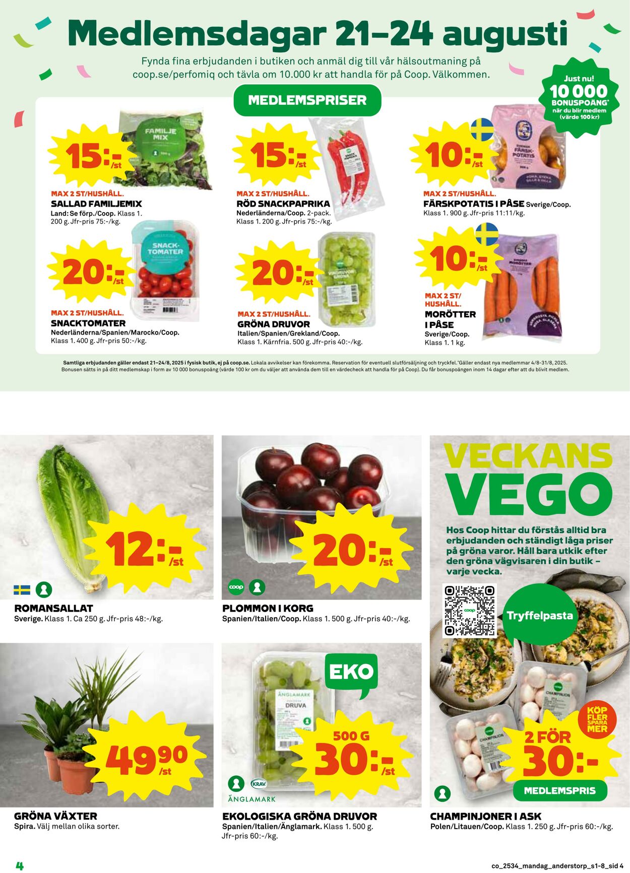 Erbjudanden Coop 18.08.2025 - 24.08.2025
