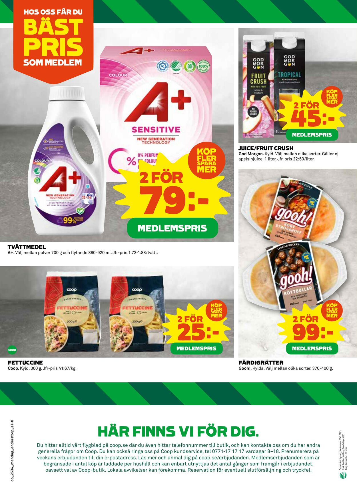 Erbjudanden Coop 18.08.2025 - 24.08.2025