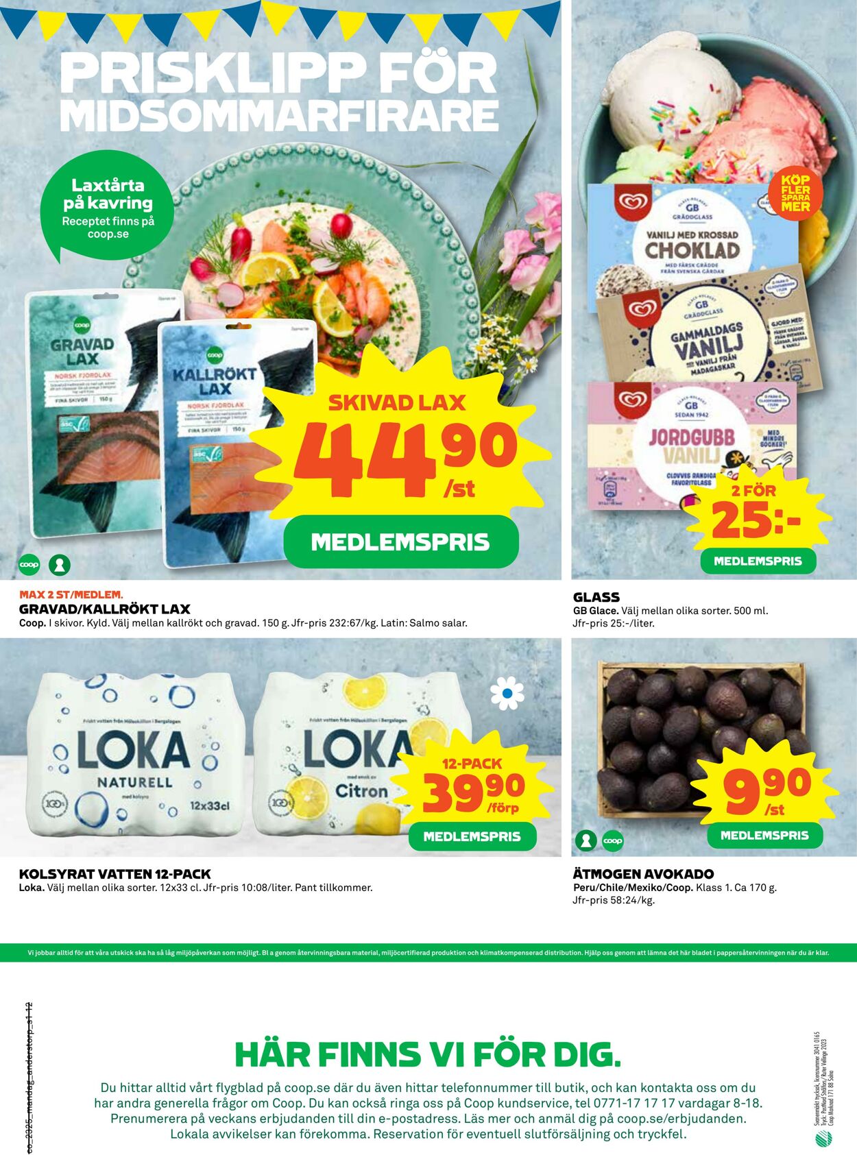 Erbjudanden Coop 19.06.2023 - 25.06.2023