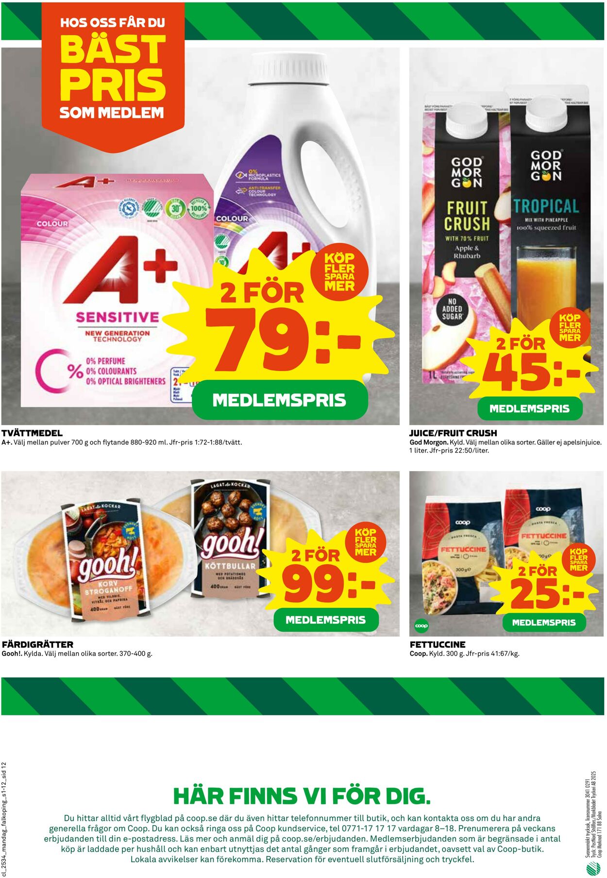 Erbjudanden Coop 18.08.2025 - 24.08.2025
