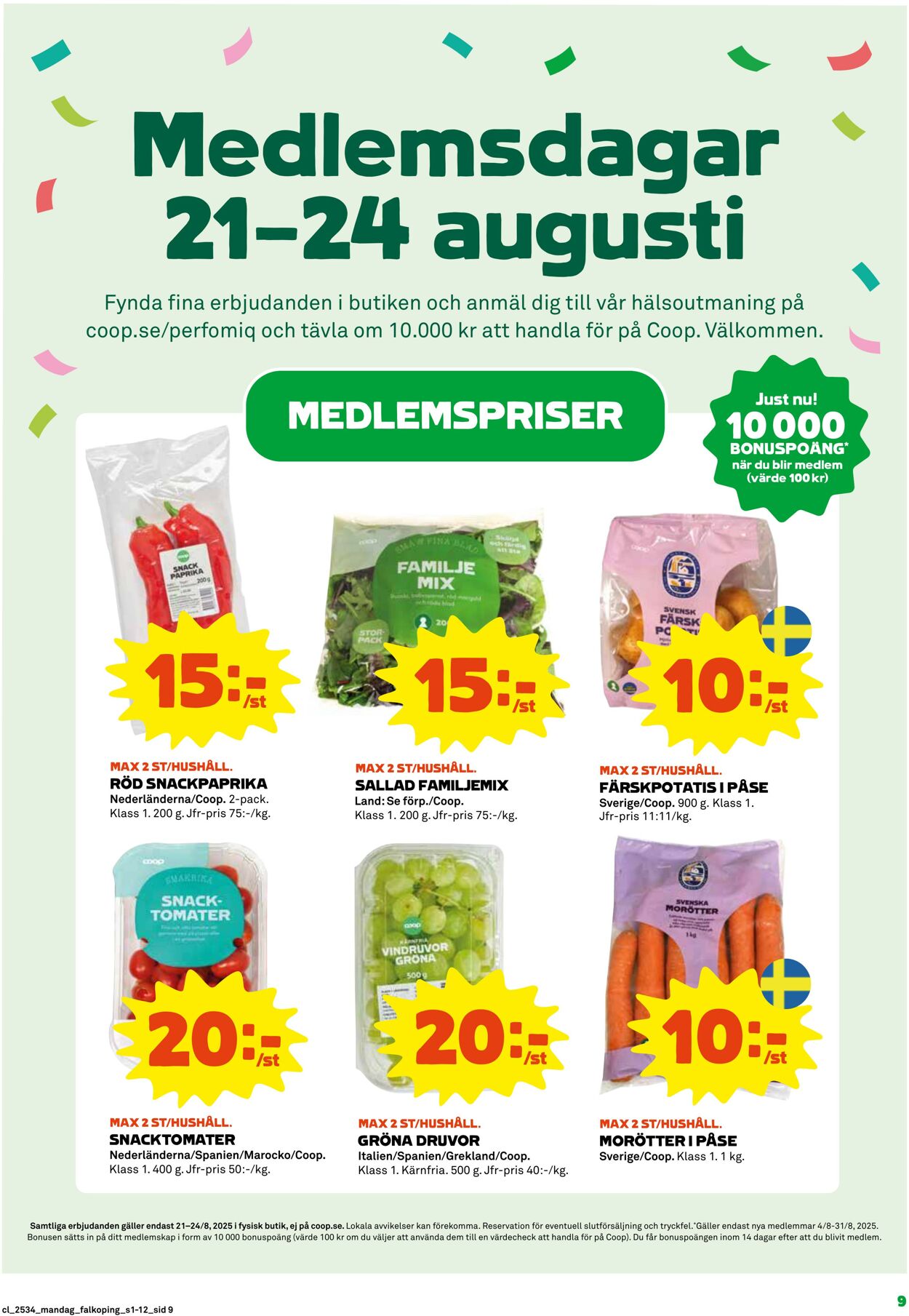 Erbjudanden Coop 18.08.2025 - 24.08.2025