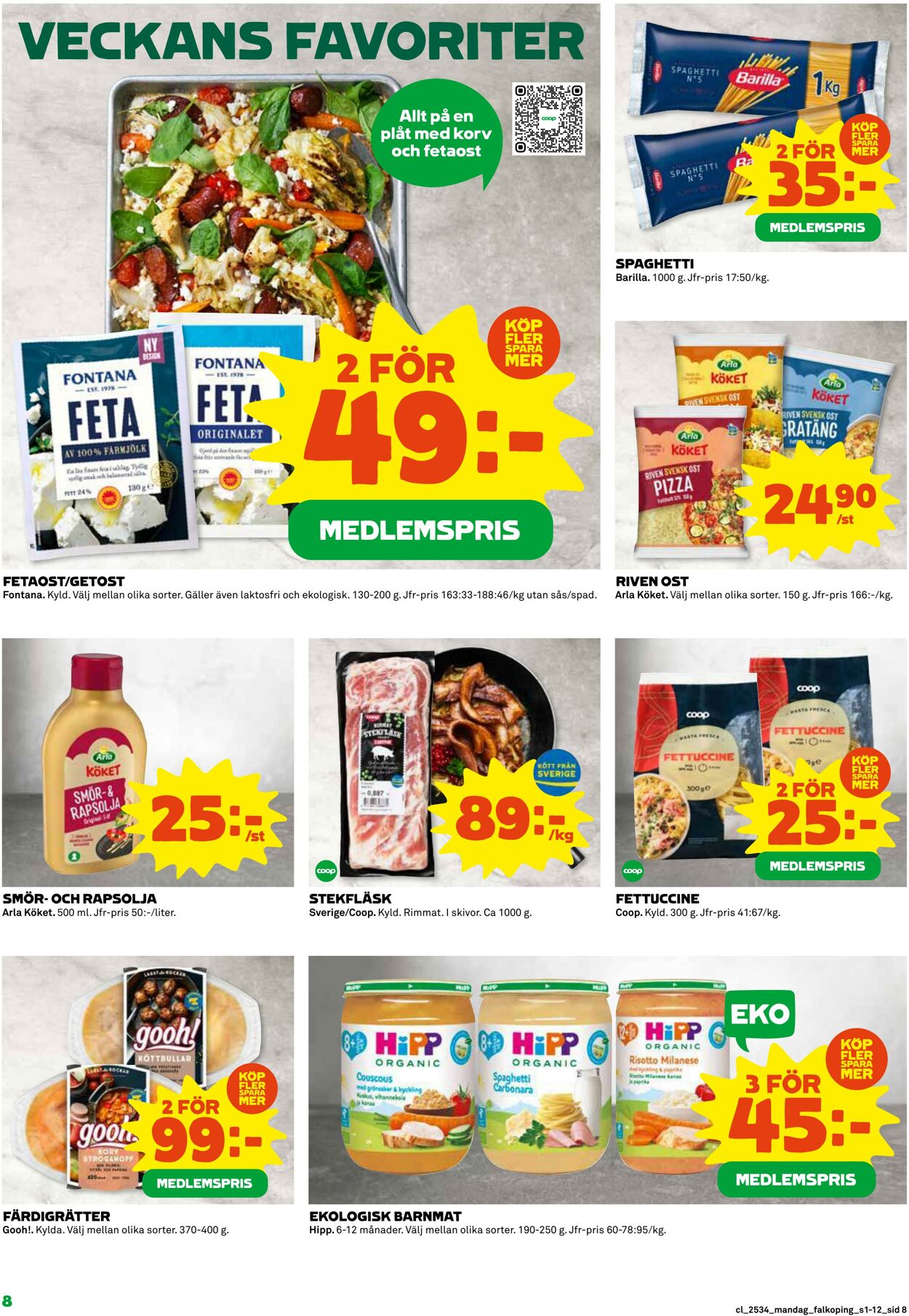 Erbjudanden Coop 18.08.2025 - 24.08.2025